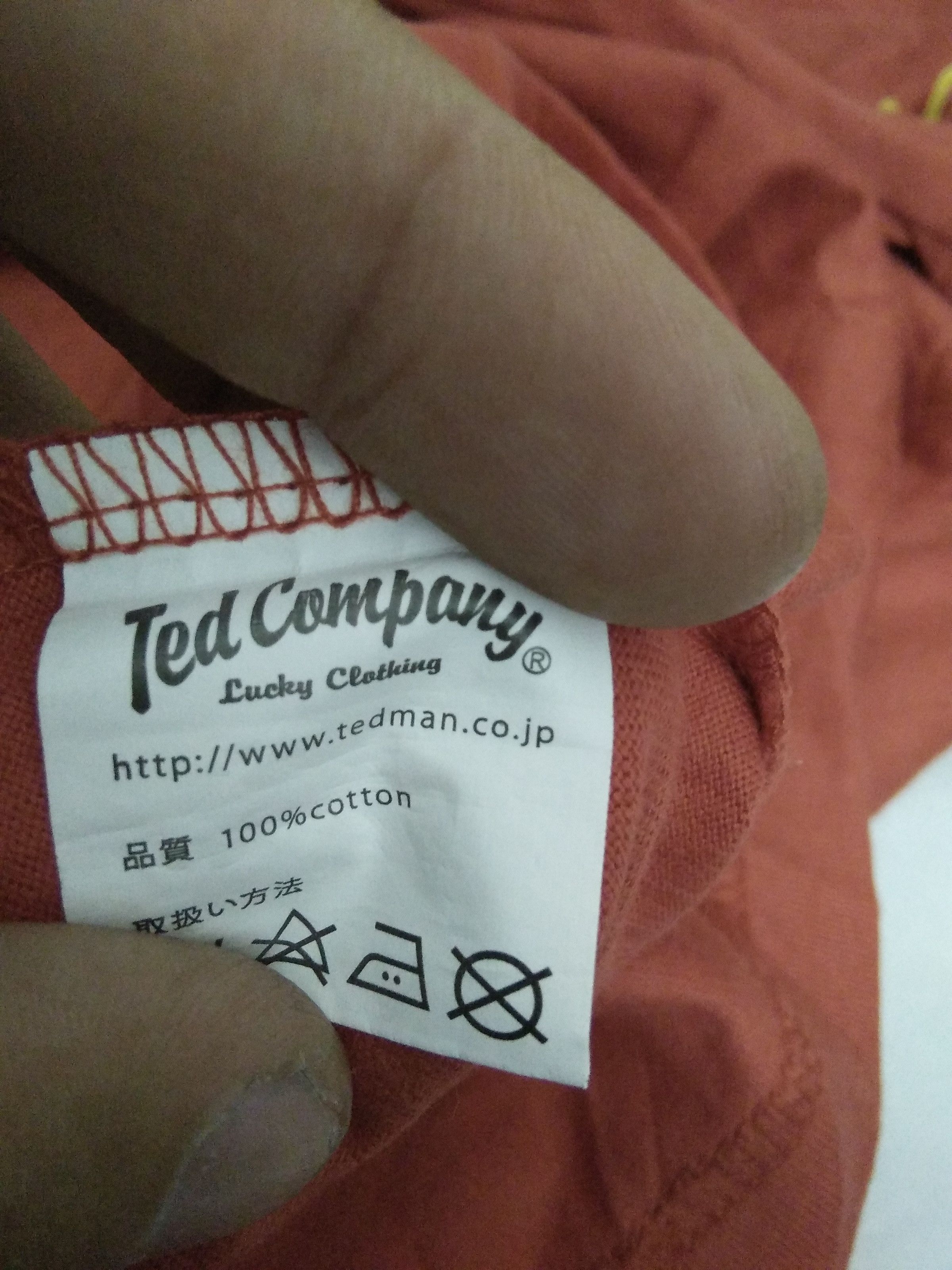 Japanese Brand × Tedman TEDMAN COPMPANY SHIRT crafted with pride (A689) Size US L / EU 52-54 / 3 - 8 Thumbnail