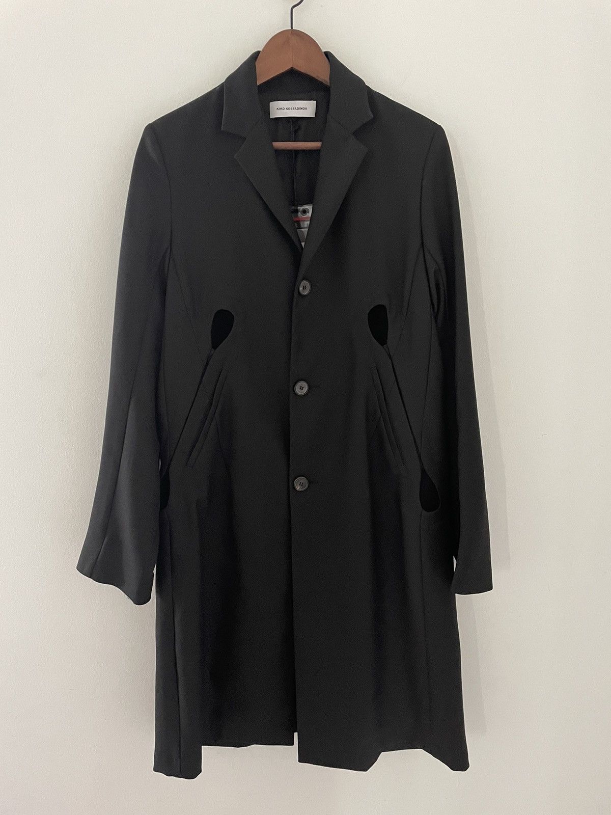 ジャケット・アウター kiko kostadinov panchali key 00062019 Kiko Kostadinov SS19 00062019 'Kutch' Two-Tone Zip Jacket – HUIBEN