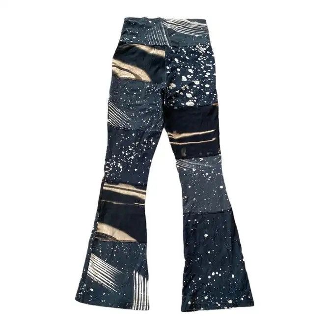 Hysteric Glamour 🔥GRAIL🇯🇵 PHOENIX CO LTD RUNAWAY PATCHWORK FLARED PANTS Size US 28 / EU 44 - 2 Thumbnail