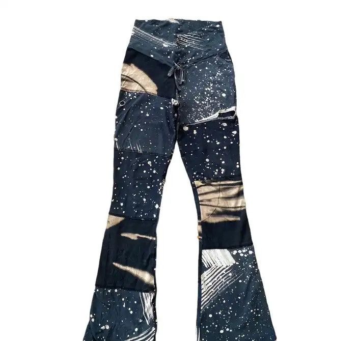 Hysteric Glamour 🔥GRAIL🇯🇵 PHOENIX CO LTD RUNAWAY PATCHWORK FLARED PANTS Size US 28 / EU 44 - 6 Thumbnail