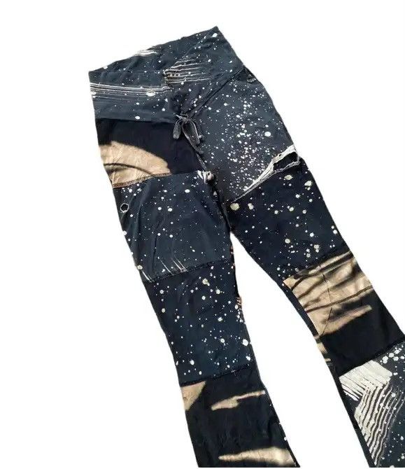 Hysteric Glamour 🔥GRAIL🇯🇵 PHOENIX CO LTD RUNAWAY PATCHWORK FLARED PANTS Size US 28 / EU 44 - 5 Thumbnail