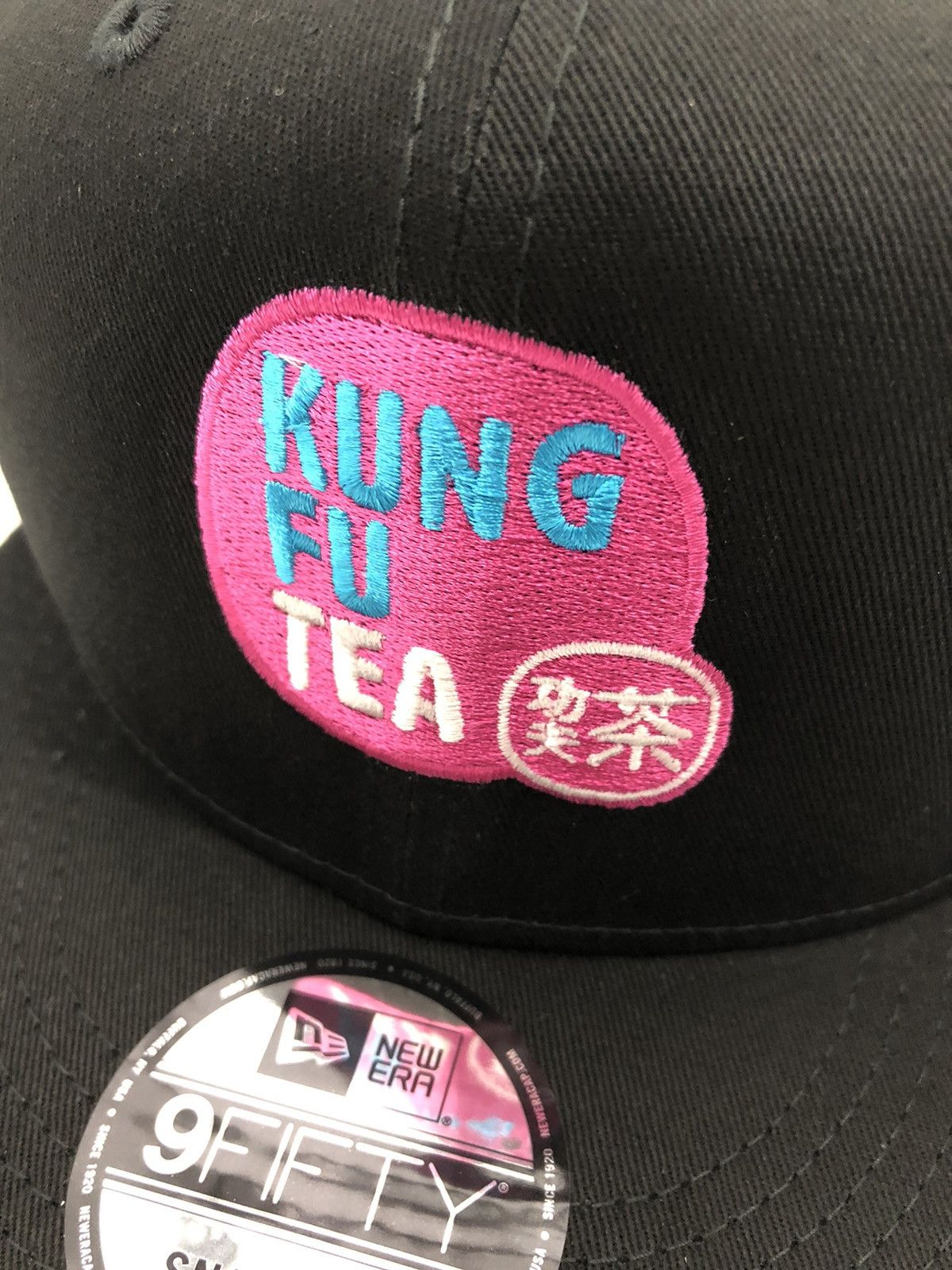 New Era New Era Kung Fu Tea Pink Black Snapback Hat Size ONE SIZE - 2 Thumbnail