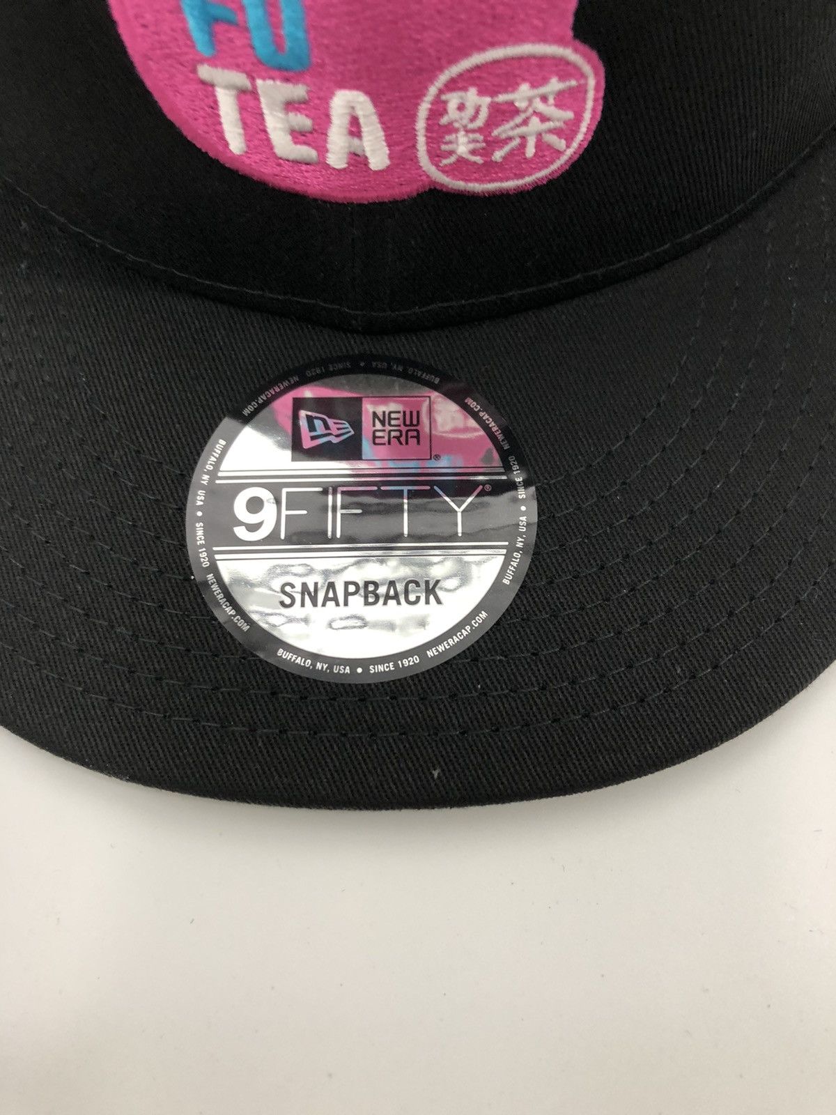 New Era New Era Kung Fu Tea Pink Black Snapback Hat Size ONE SIZE - 3 Thumbnail