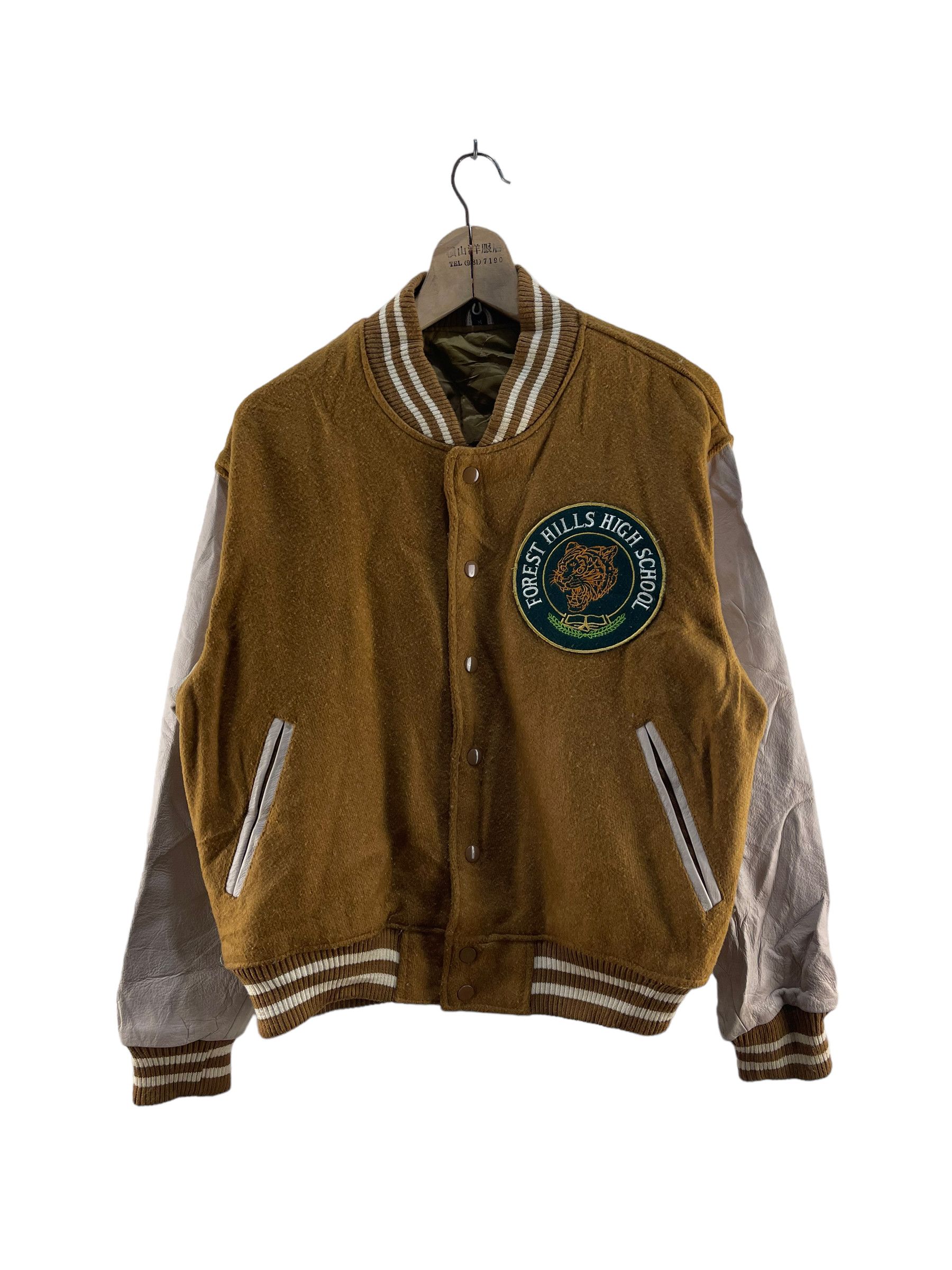 Vintage Vintage Forest Hills School Varsity Jacket Size US M / EU 48-50 / 2 - 2 Thumbnail