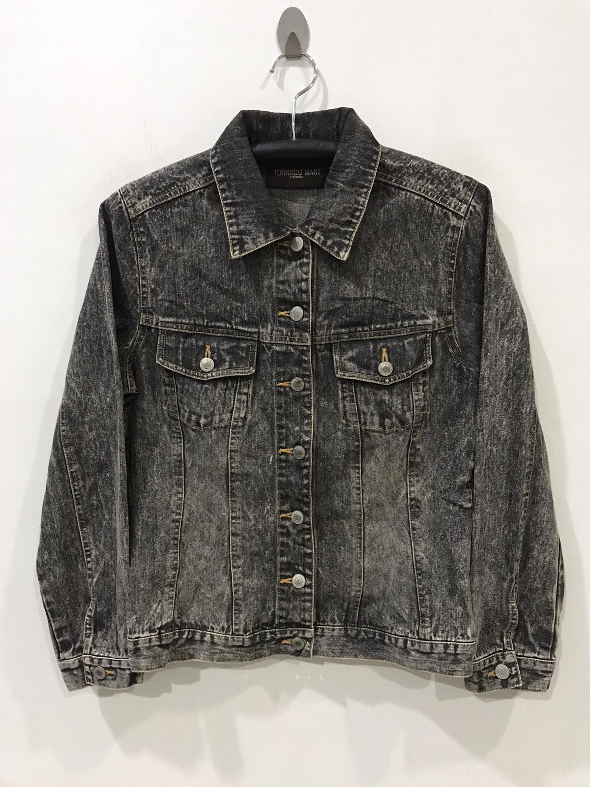 Tornado Mart TORNADO MART FEMME Japanese Streetwear Trucker Jacket Size M / US 6-8 / IT 42-44 - 1 Thumbnail