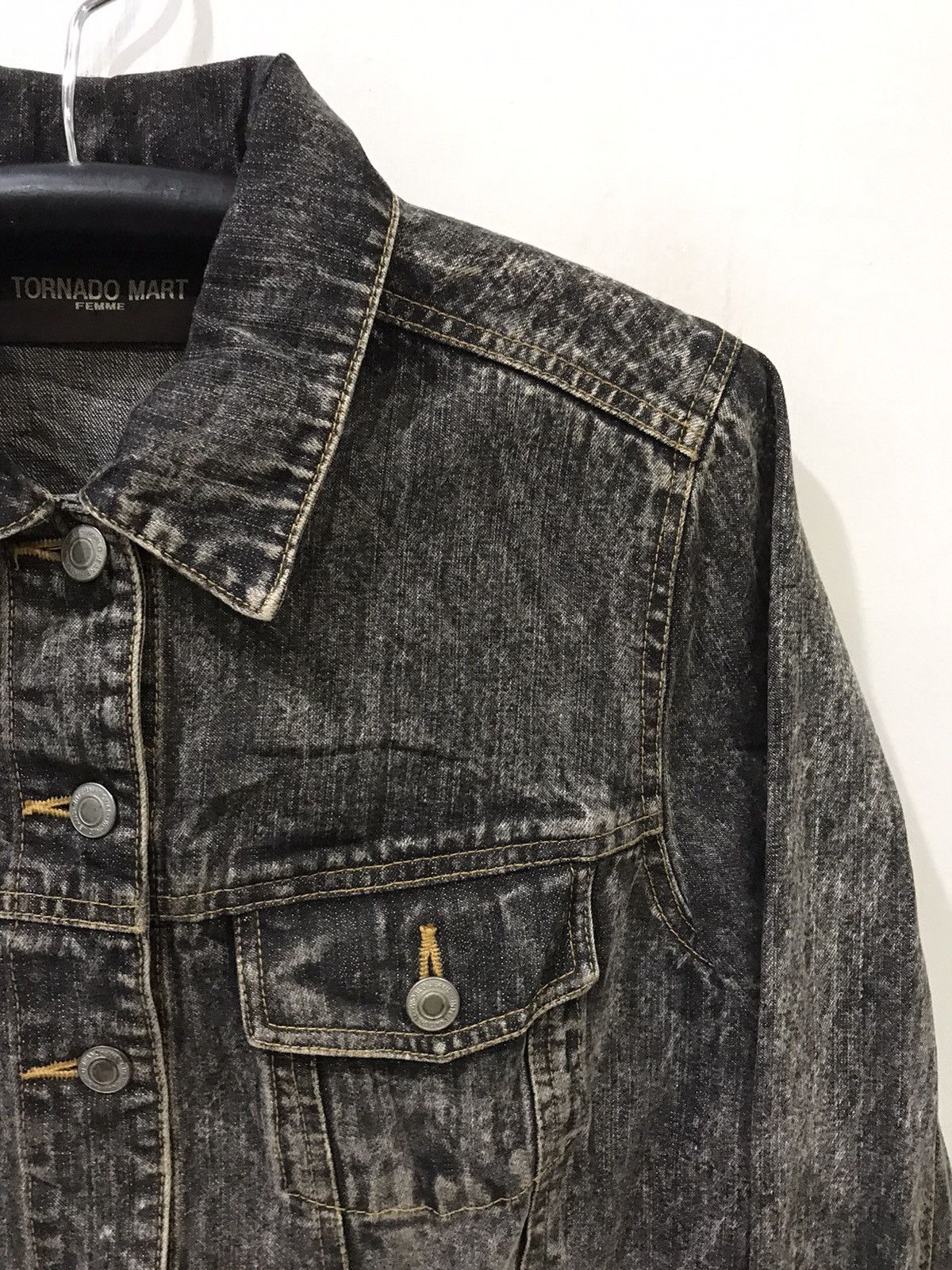 Tornado Mart TORNADO MART FEMME Japanese Streetwear Trucker Jacket Size M / US 6-8 / IT 42-44 - 3 Thumbnail