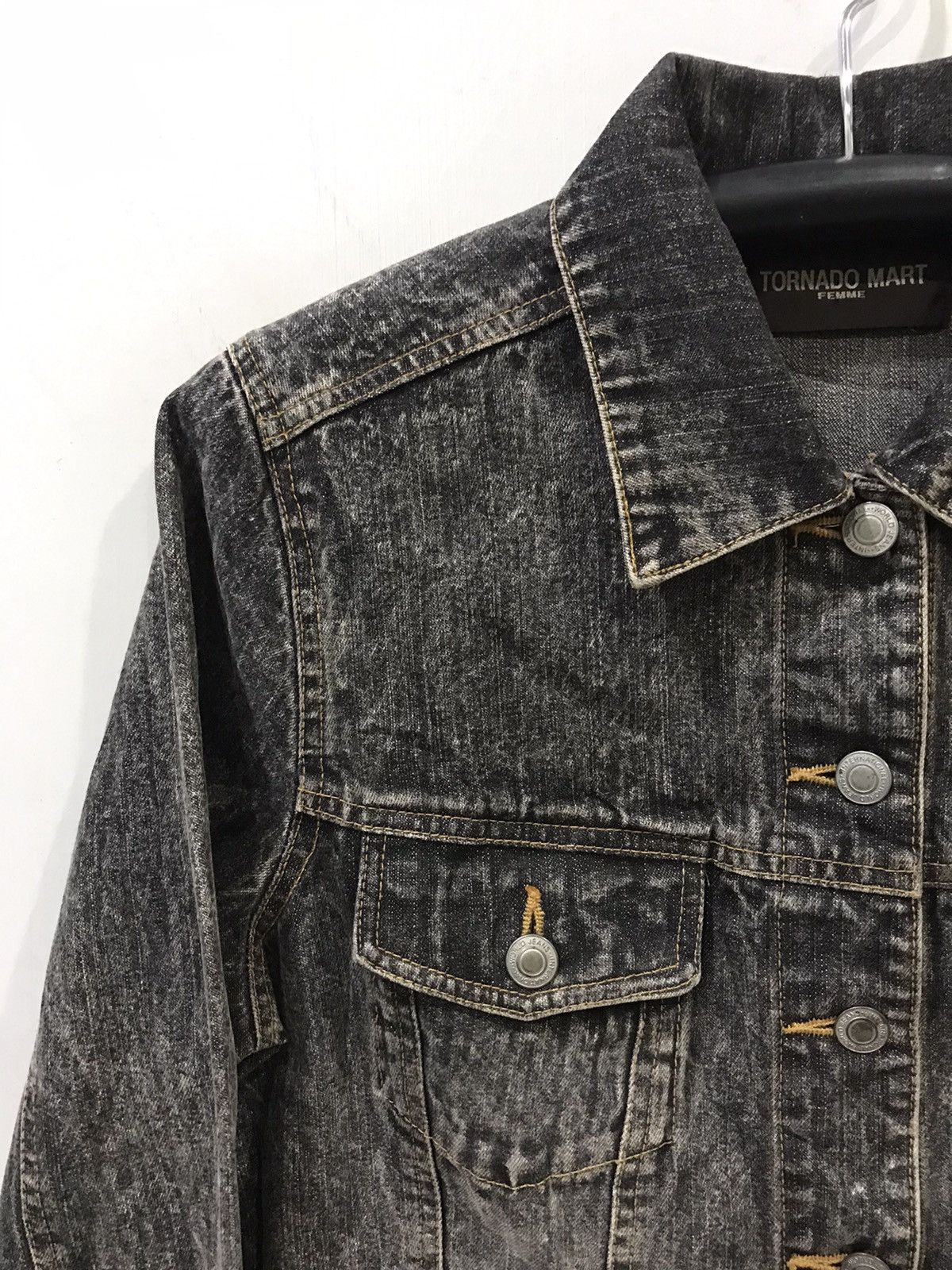 Tornado Mart TORNADO MART FEMME Japanese Streetwear Trucker Jacket Size M / US 6-8 / IT 42-44 - 4 Thumbnail
