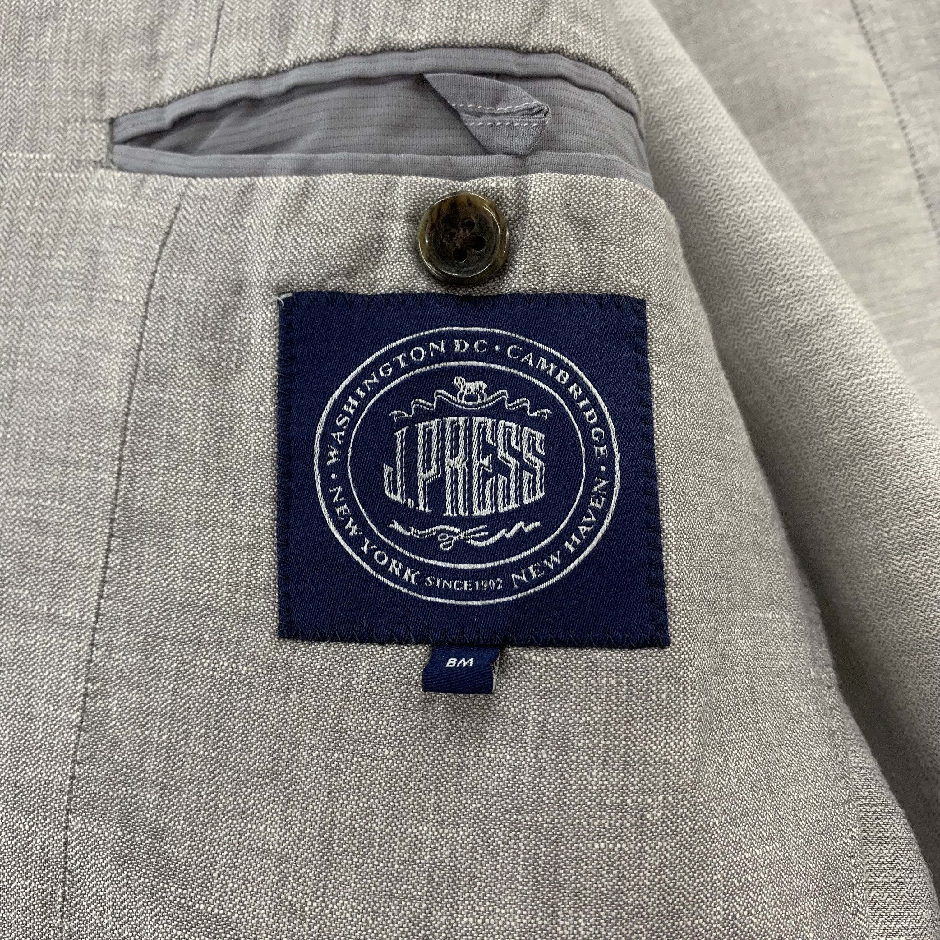 J. Press J. Press Grey Blazer Size 38R - 7 Thumbnail