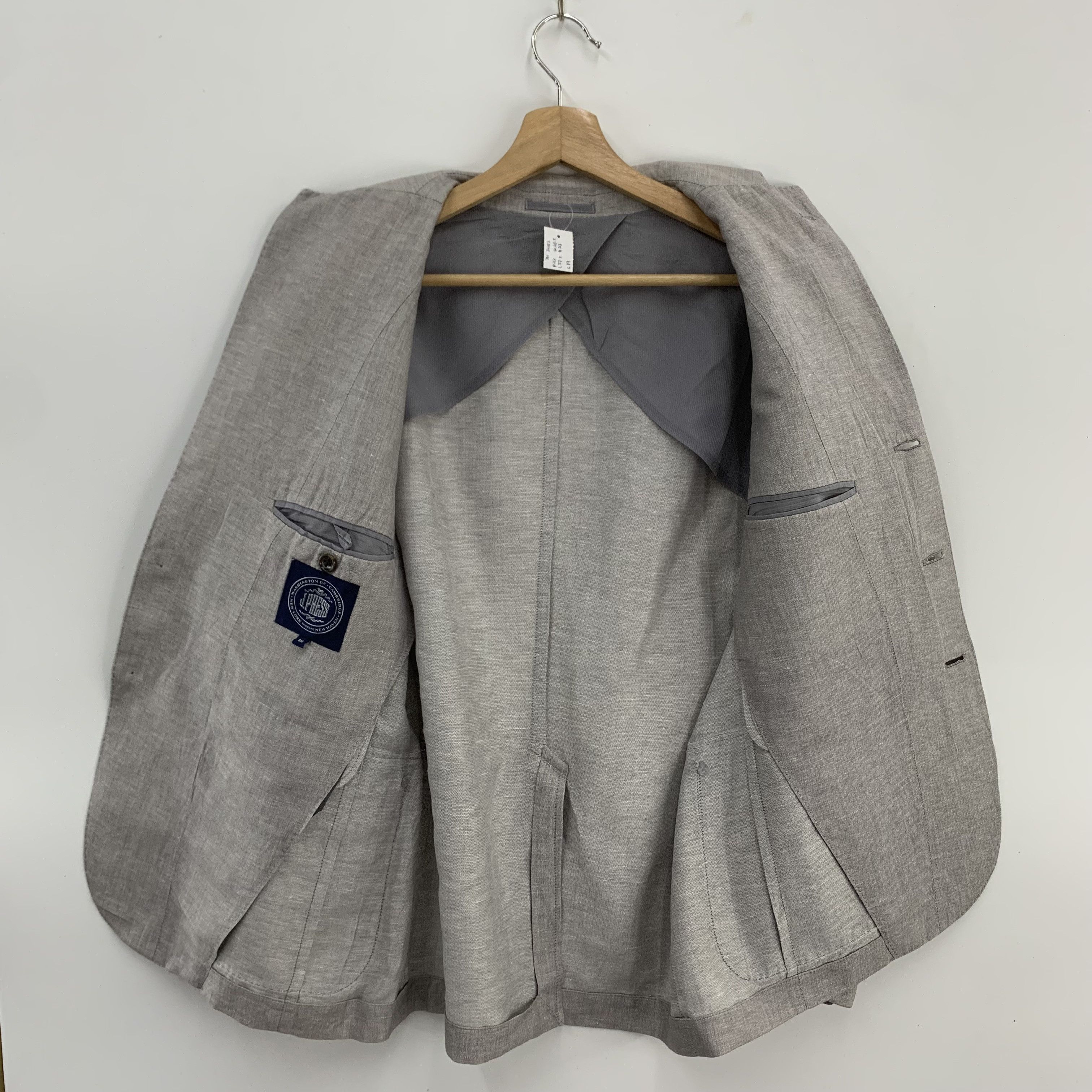 J. Press J. Press Grey Blazer Size 38R - 3 Thumbnail