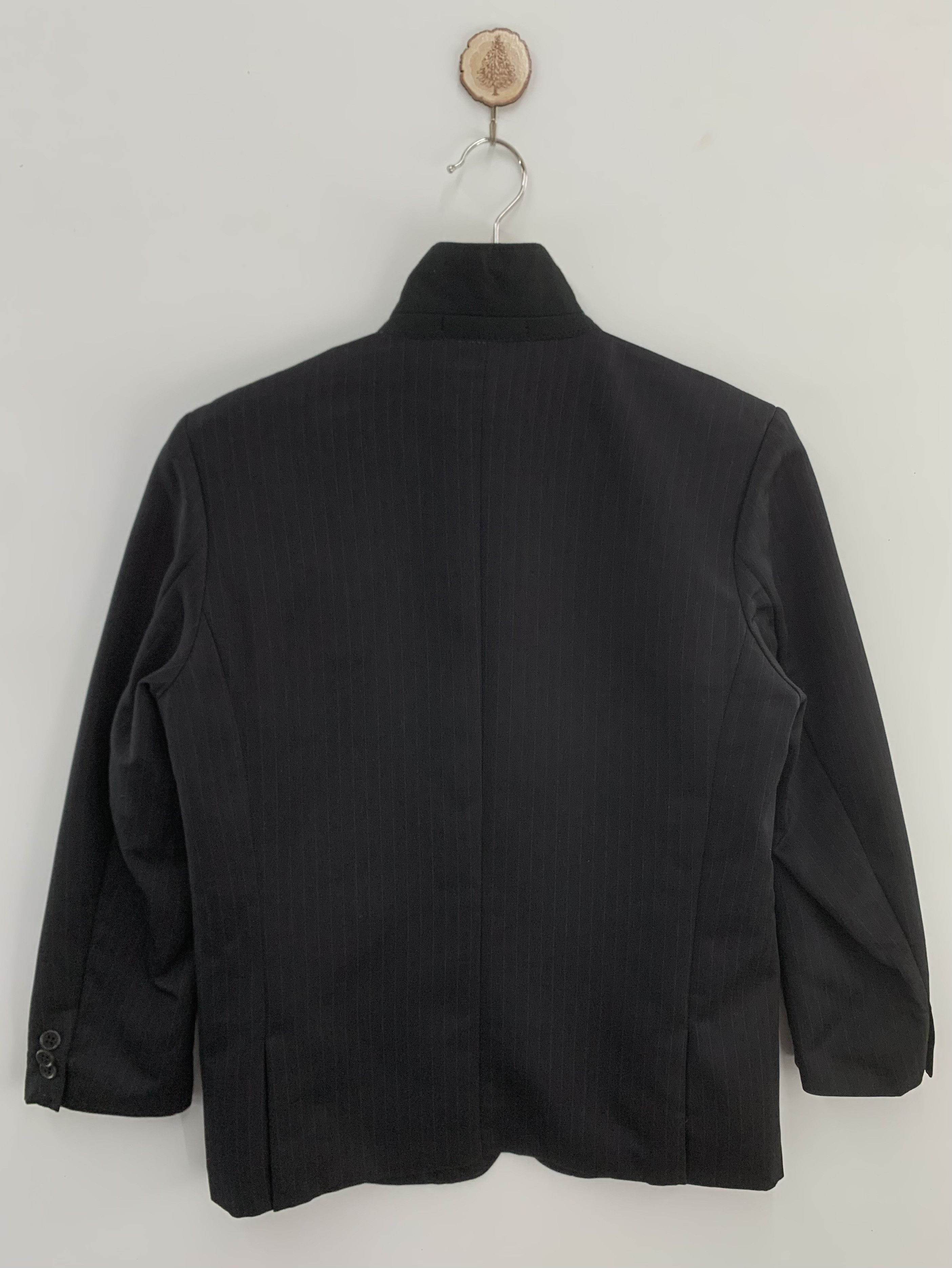 Kansai Yamamoto Kansai Yamamoto Black Blazer Size 36S - 2 Thumbnail
