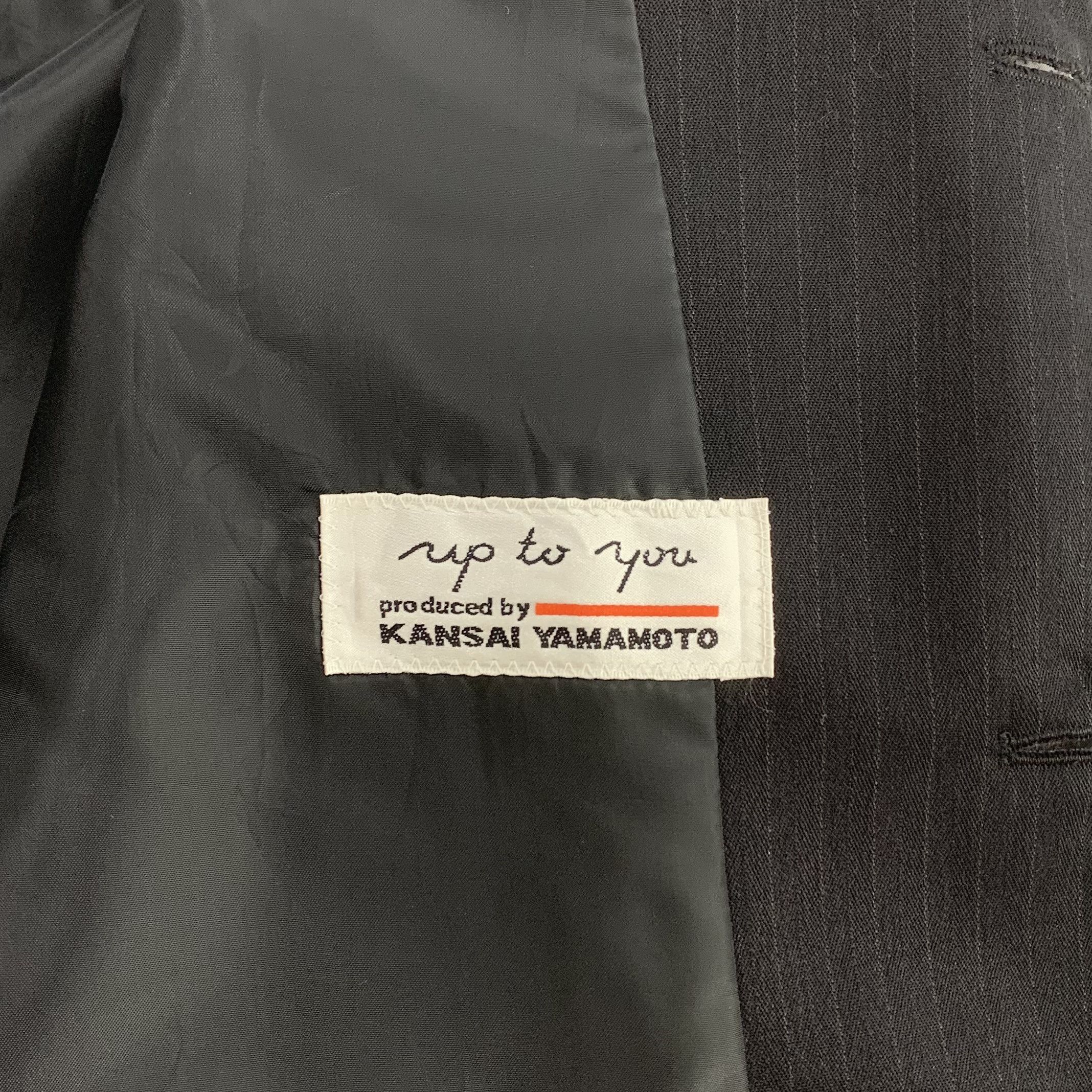 Kansai Yamamoto Kansai Yamamoto Black Blazer Size 36S - 6 Thumbnail