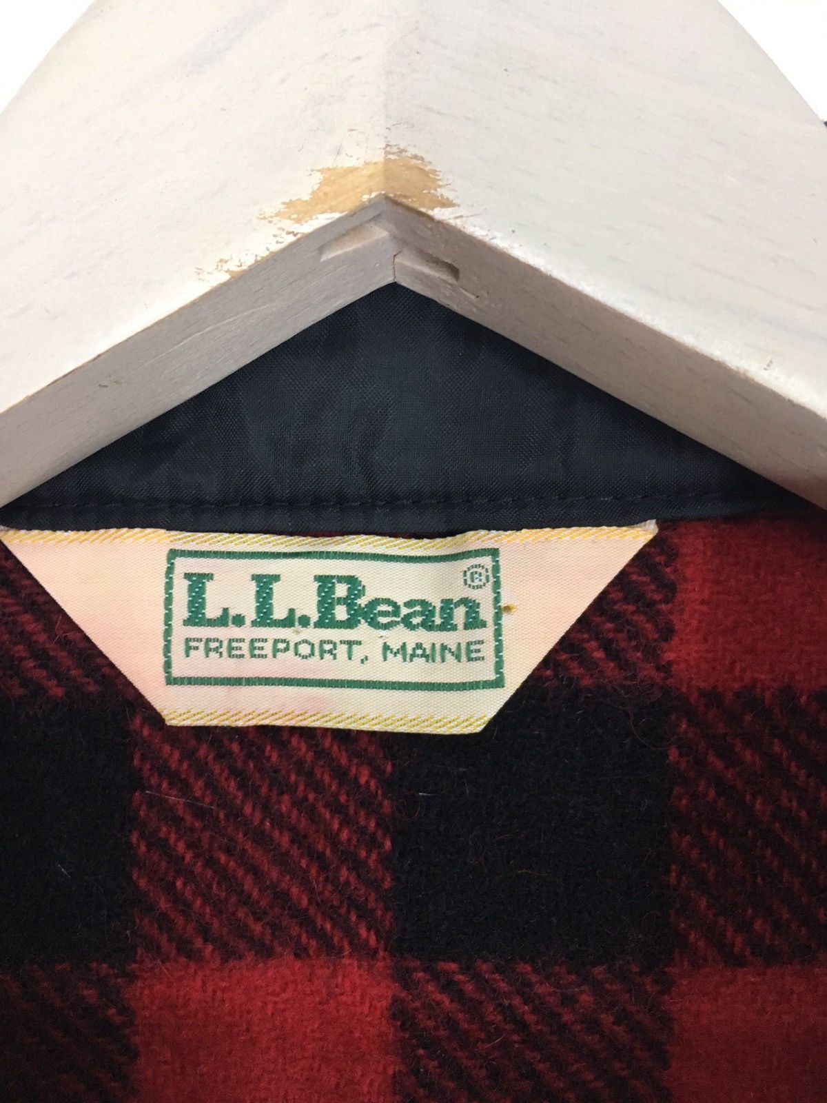 L.L. Bean Vintage LL Bean Flannel wool shirt Size US L / EU 52-54 / 3 - 4 Thumbnail