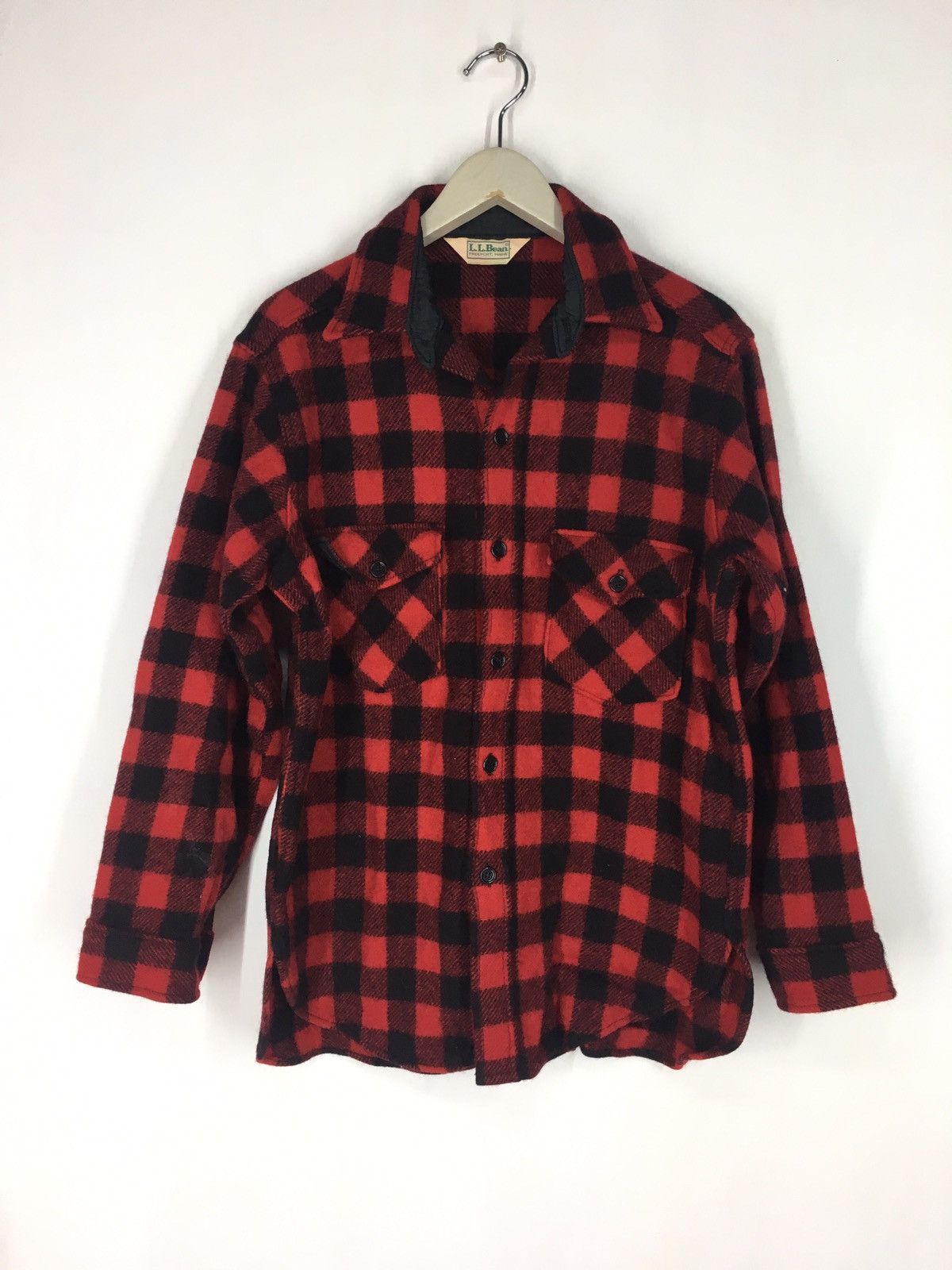 L.L. Bean Vintage LL Bean Flannel wool shirt Size US L / EU 52-54 / 3 - 1 Thumbnail