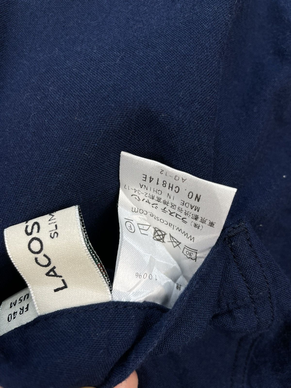 Lacoste Lacoste reversible button up shirt Size US M / EU 48-50 / 2 - 10 Thumbnail