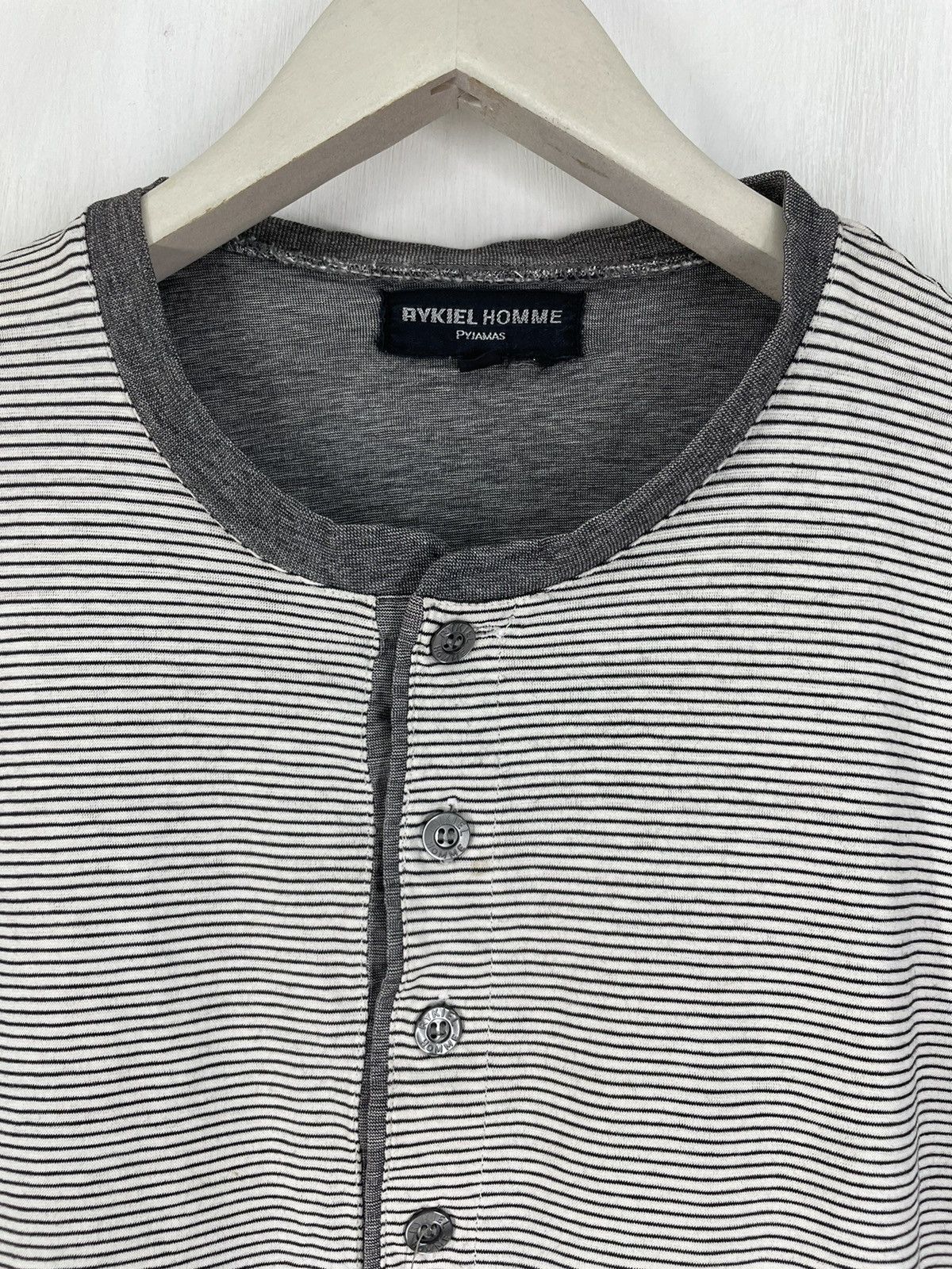 Sonia Rykiel × Vintage Vintage Rykiel Homme pyjamas shirt Size US L / EU 52-54 / 3 - 3 Thumbnail