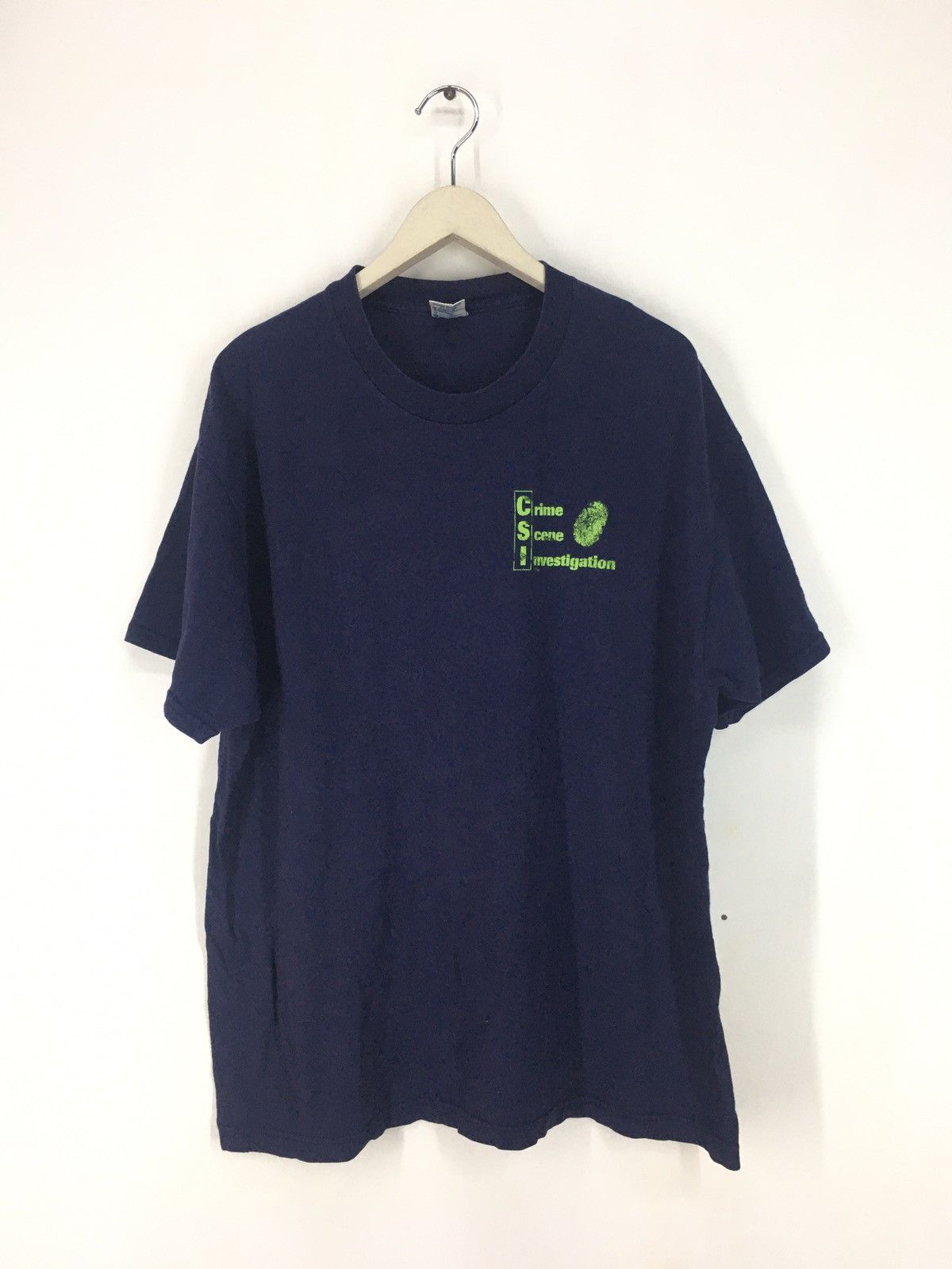 Vintage Vtg Y2K Crime Scene Investigation CSI Drama movie t shirt Size US XL / EU 56 / 4 - 1 Thumbnail