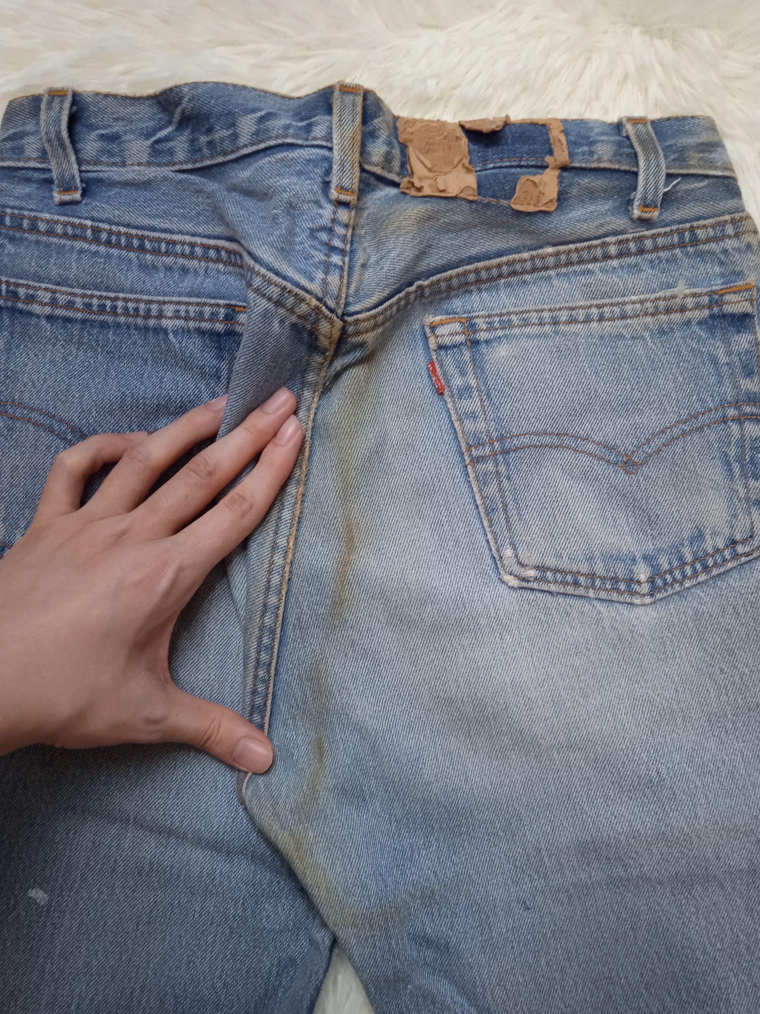 Levi's Vintage 90s Levi's 501 Patchwork Grunge Size US 29 - 4 Thumbnail