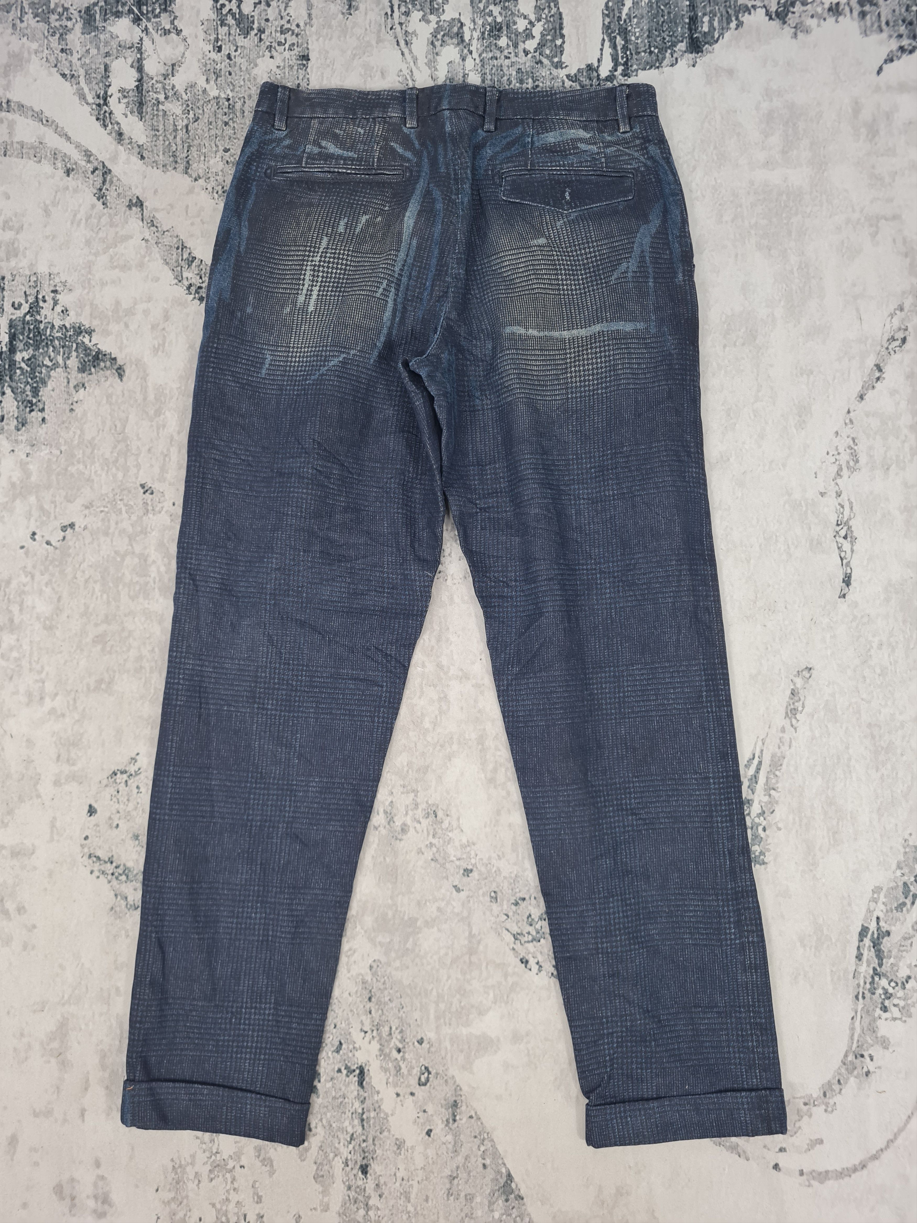 Dolce & Gabbana DOLCE & GABBANA Plaid Checked Cotton Pants 32x30.5 JB0113 Size US 32 / EU 48 - 7 Thumbnail