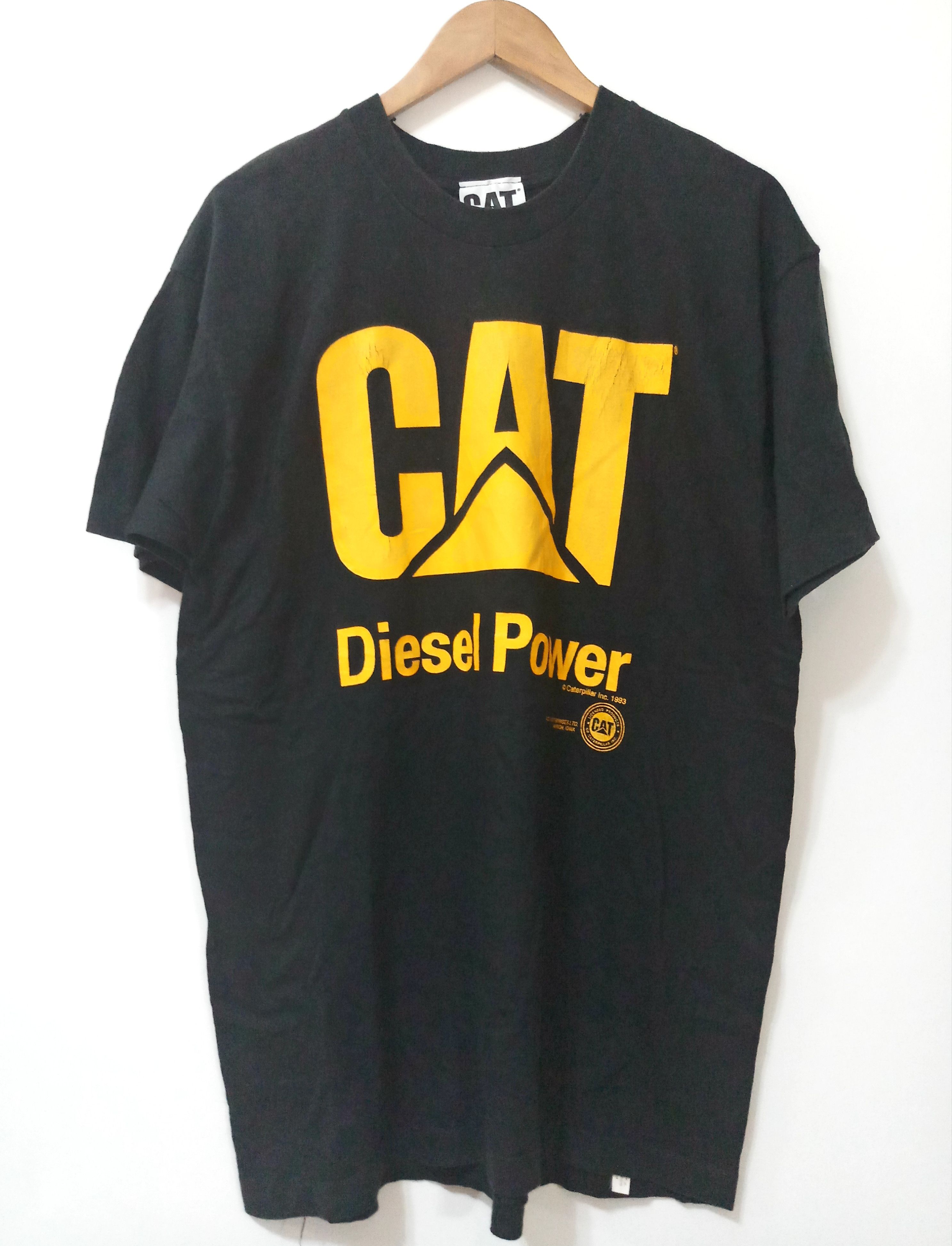 Caterpillar × Vintage Vintage 90s Caterpillar 1993 T-Shirt Size US L / EU 52-54 / 3 - 1 Thumbnail