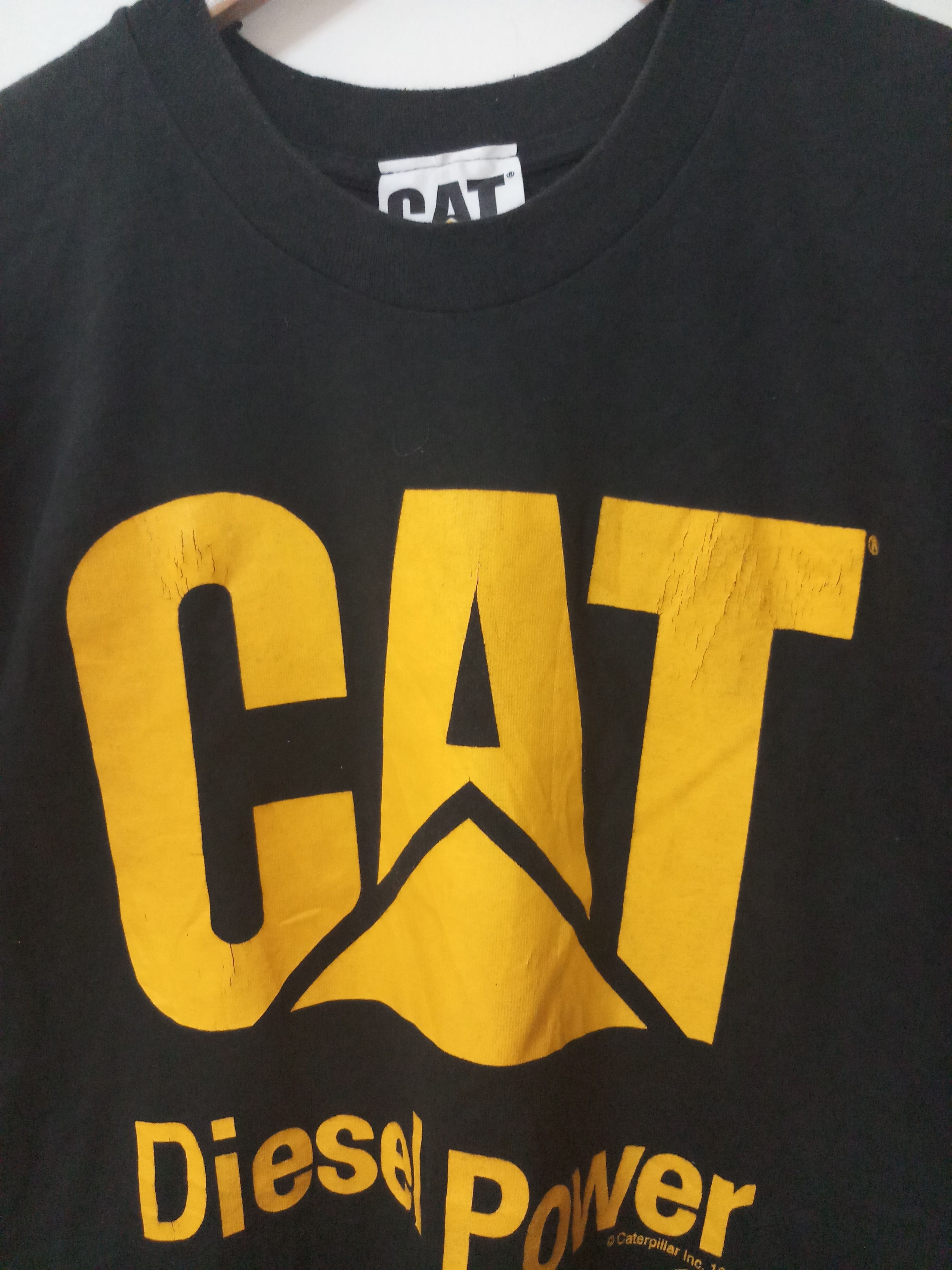 Caterpillar × Vintage Vintage 90s Caterpillar 1993 T-Shirt Size US L / EU 52-54 / 3 - 3 Thumbnail