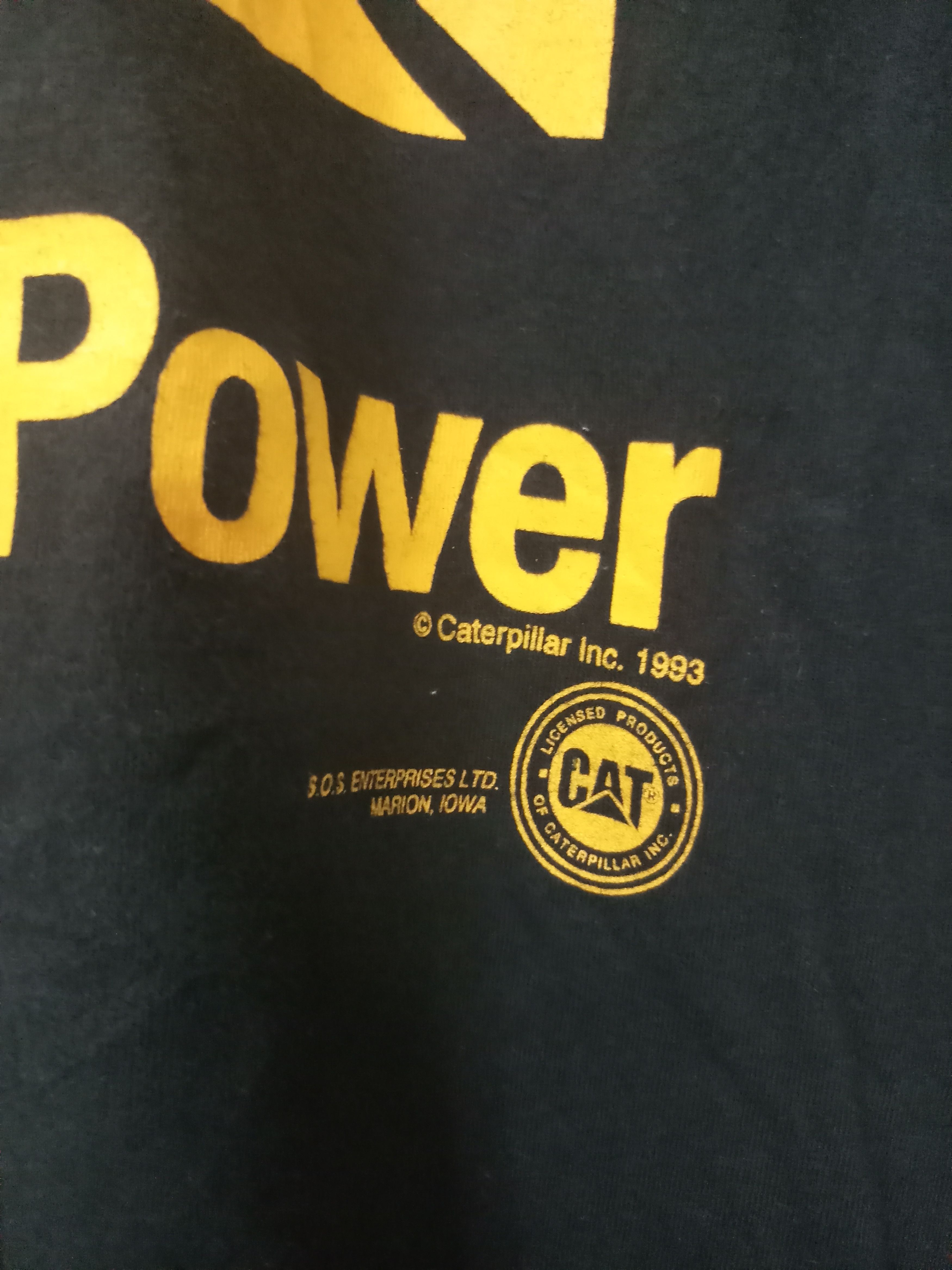 Caterpillar × Vintage Vintage 90s Caterpillar 1993 T-Shirt Size US L / EU 52-54 / 3 - 4 Thumbnail