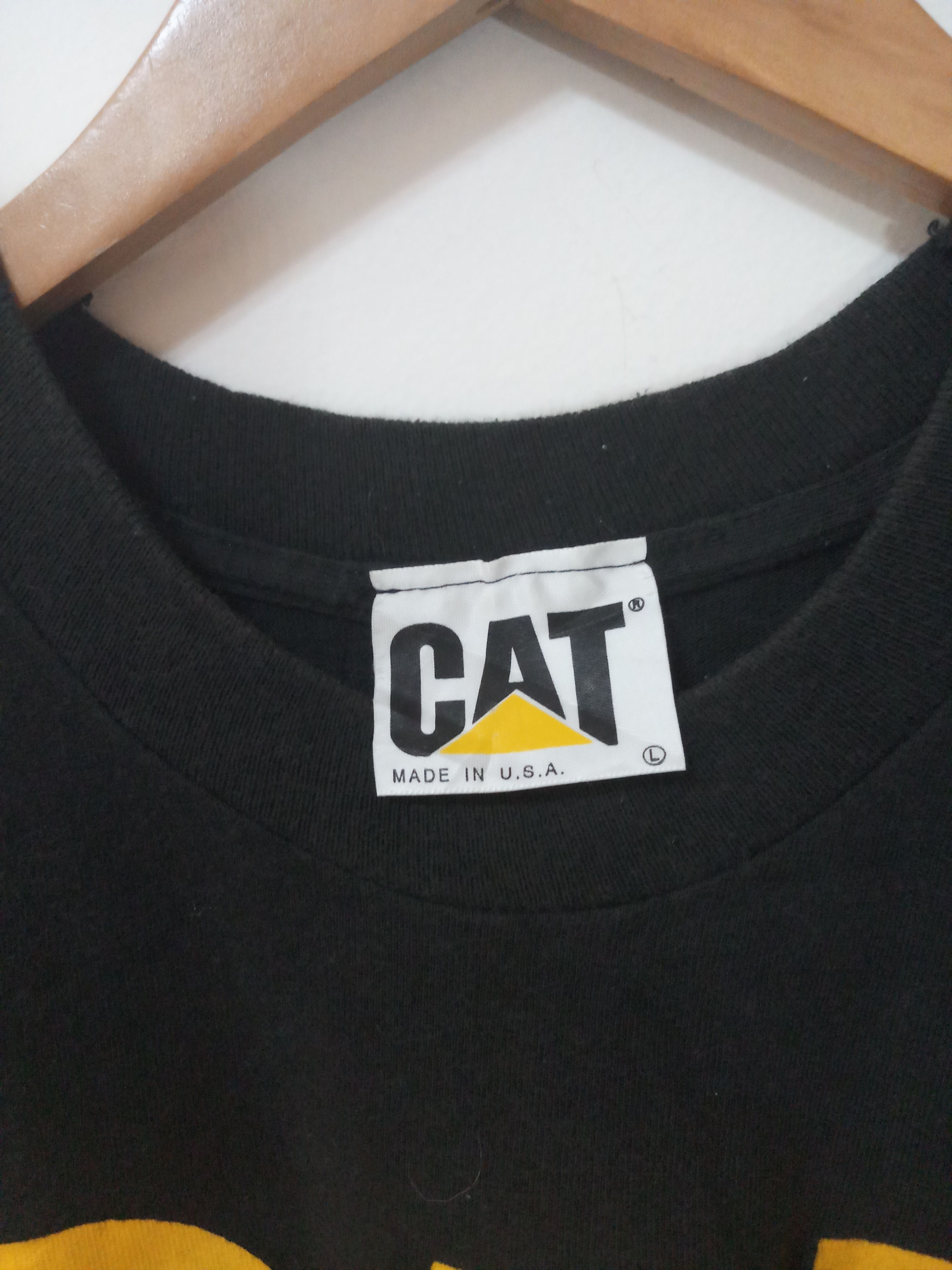 Caterpillar × Vintage Vintage 90s Caterpillar 1993 T-Shirt Size US L / EU 52-54 / 3 - 2 Thumbnail