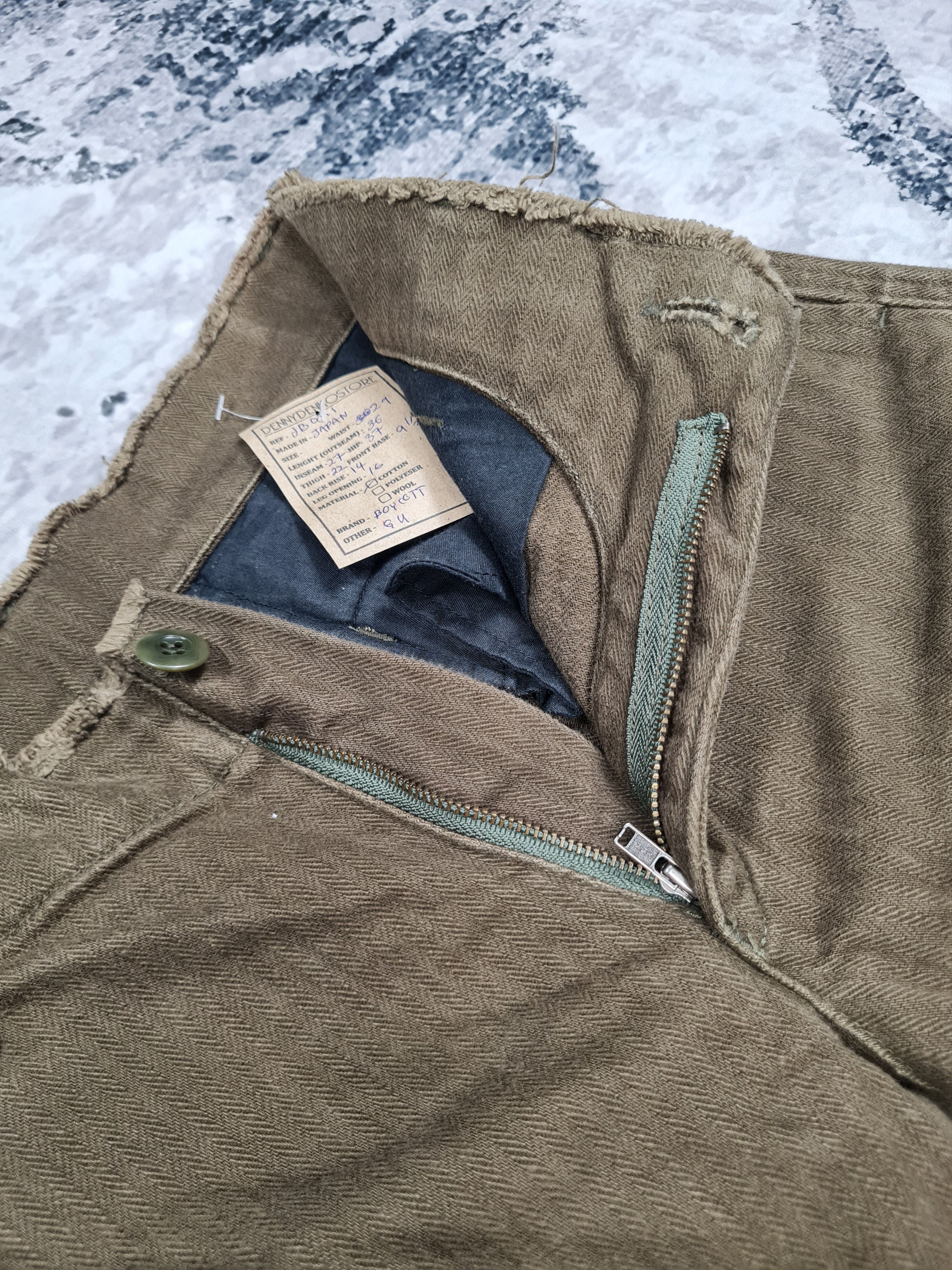 Boycott BOYCOTT Cropped Tactical Cargo Military Pants 29x27 JB0011 Size US 29 - 7 Thumbnail