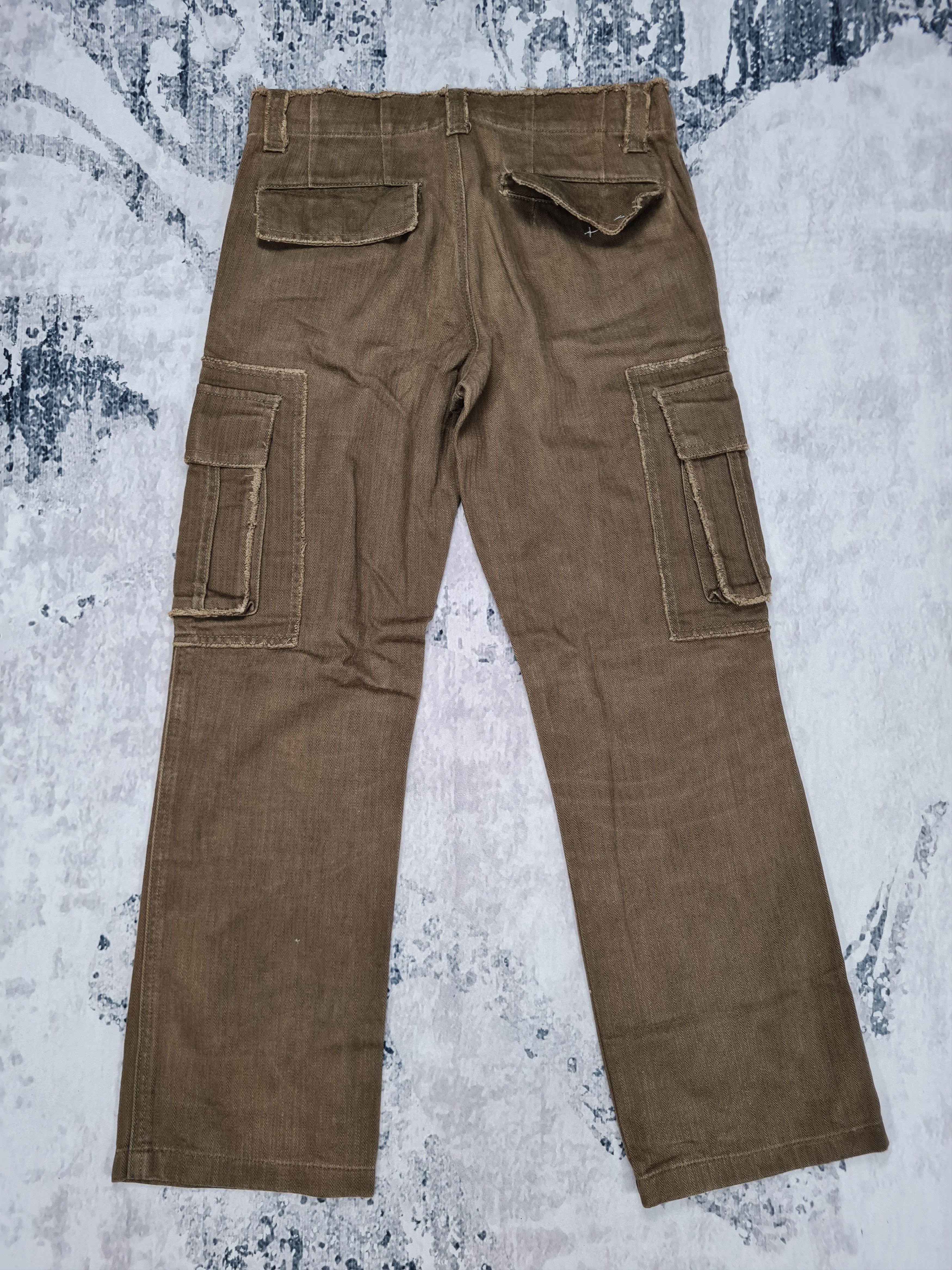 Boycott BOYCOTT Cropped Tactical Cargo Military Pants 29x27 JB0011 Size US 29 - 2 Thumbnail