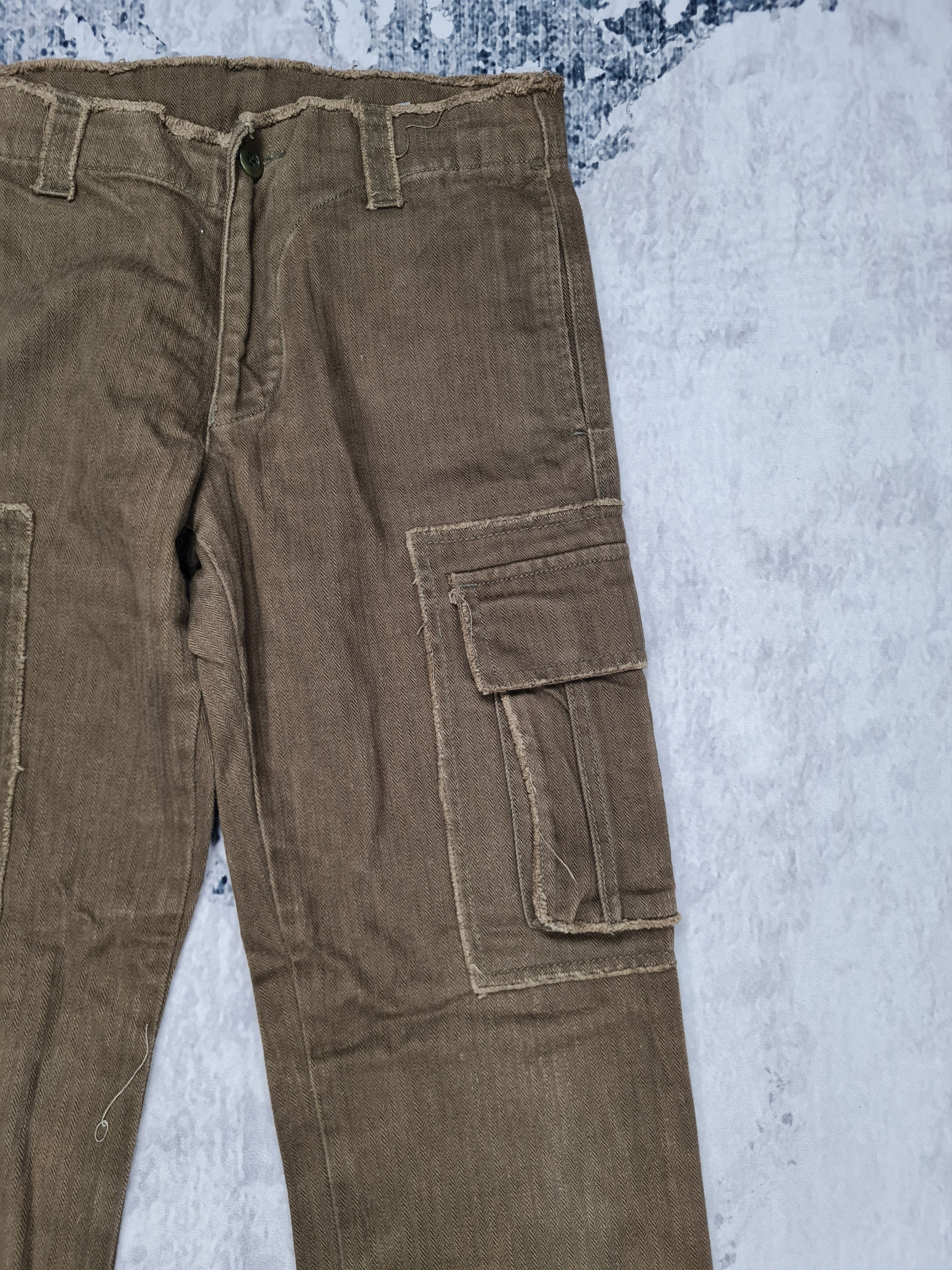 Boycott BOYCOTT Cropped Tactical Cargo Military Pants 29x27 JB0011 Size US 29 - 3 Thumbnail