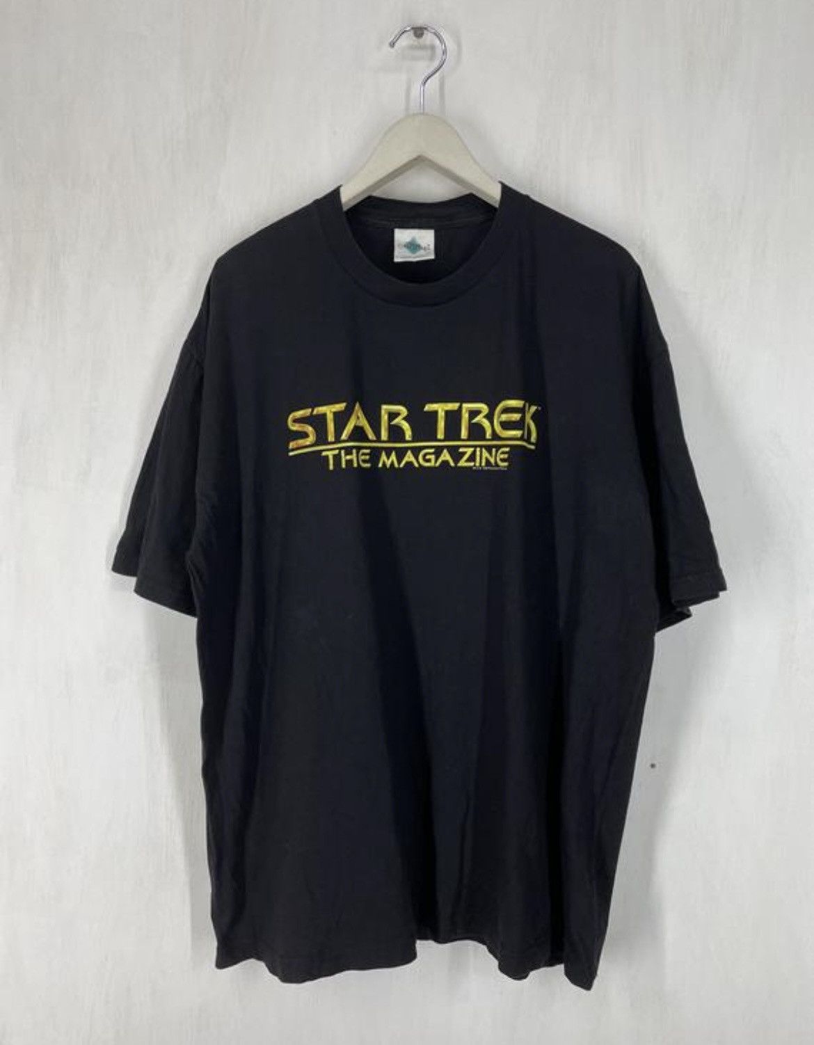 Vintage Vintage 90s Star Trek The Magazine movie promo t shirt Size US XL / EU 56 / 4 - 1 Thumbnail