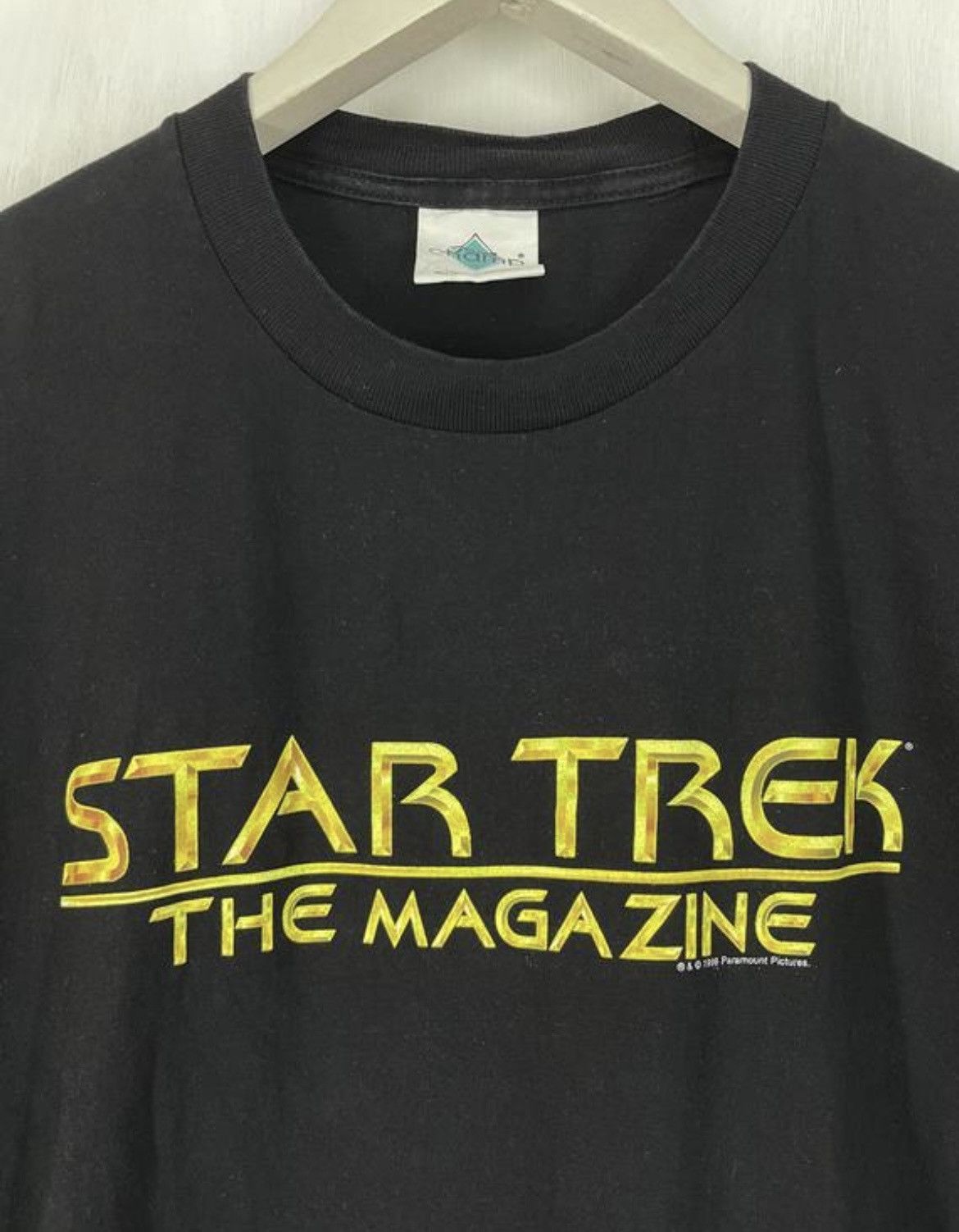 Vintage Vintage 90s Star Trek The Magazine movie promo t shirt Size US XL / EU 56 / 4 - 3 Thumbnail