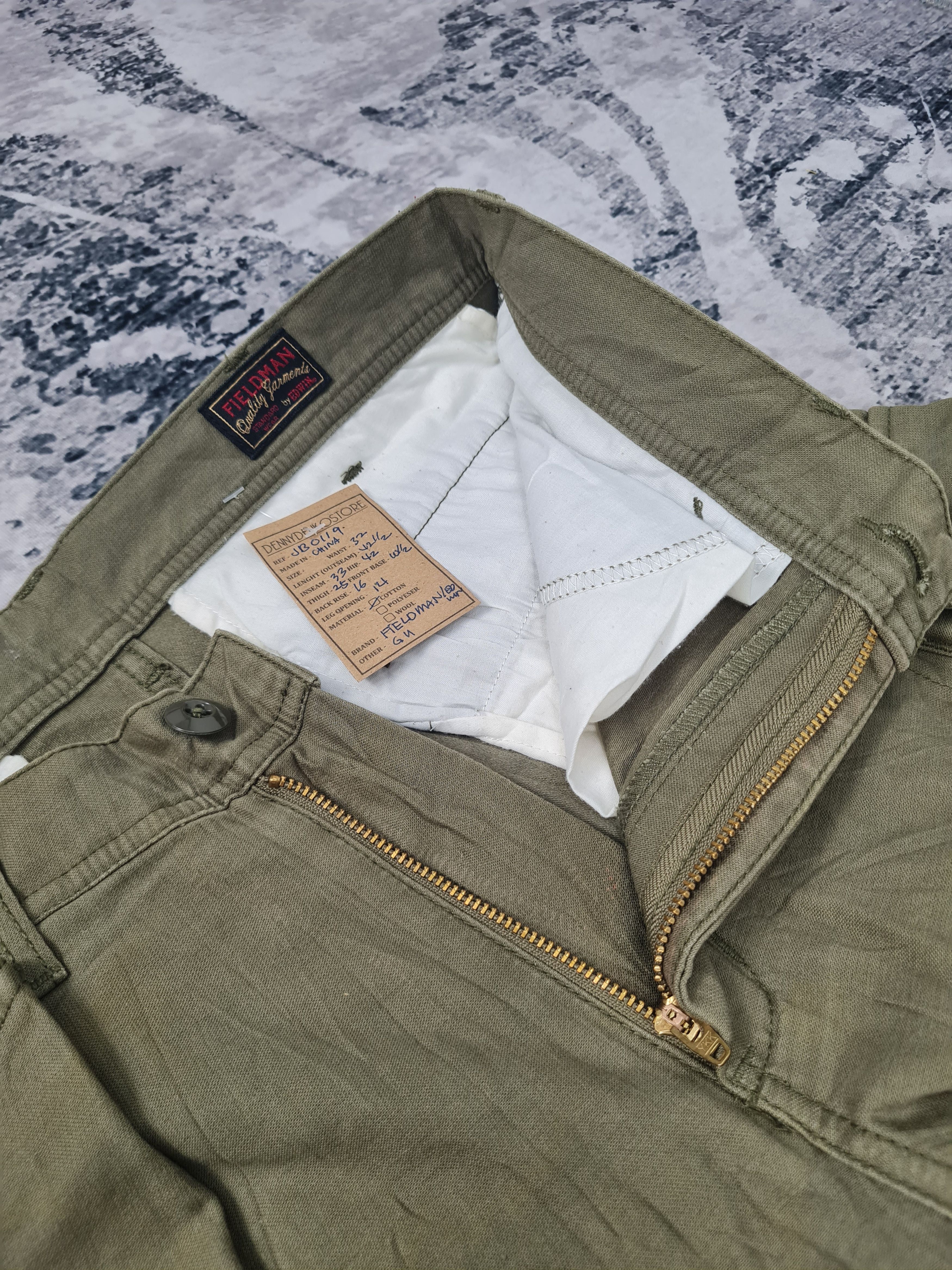 Edwin FIELDMAN BY EDWIN Cargo Tactical Military 32x33 Pants JB0119 Size US 32 / EU 48 - 11 Thumbnail