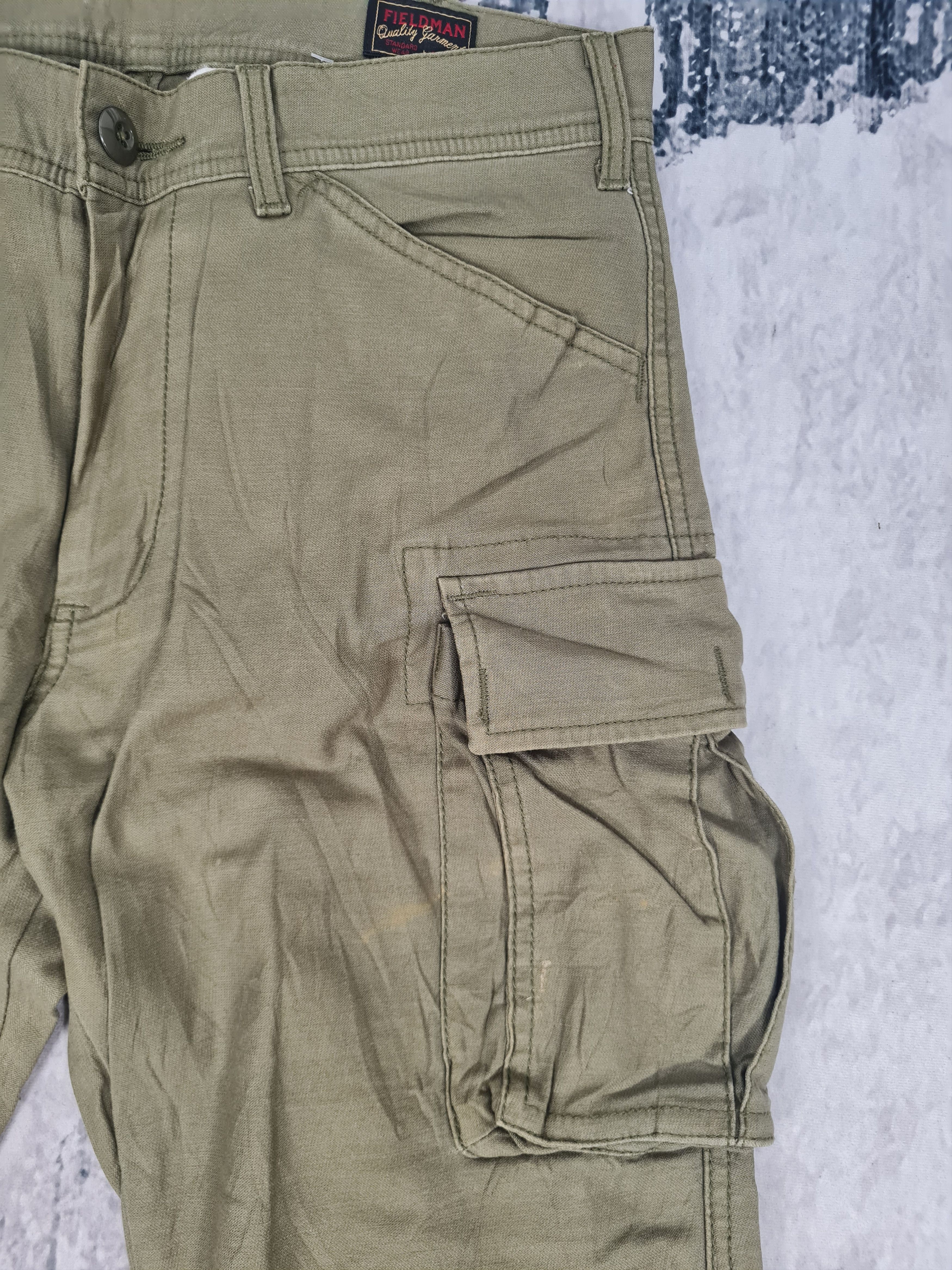 Edwin FIELDMAN BY EDWIN Cargo Tactical Military 32x33 Pants JB0119 Size US 32 / EU 48 - 4 Thumbnail