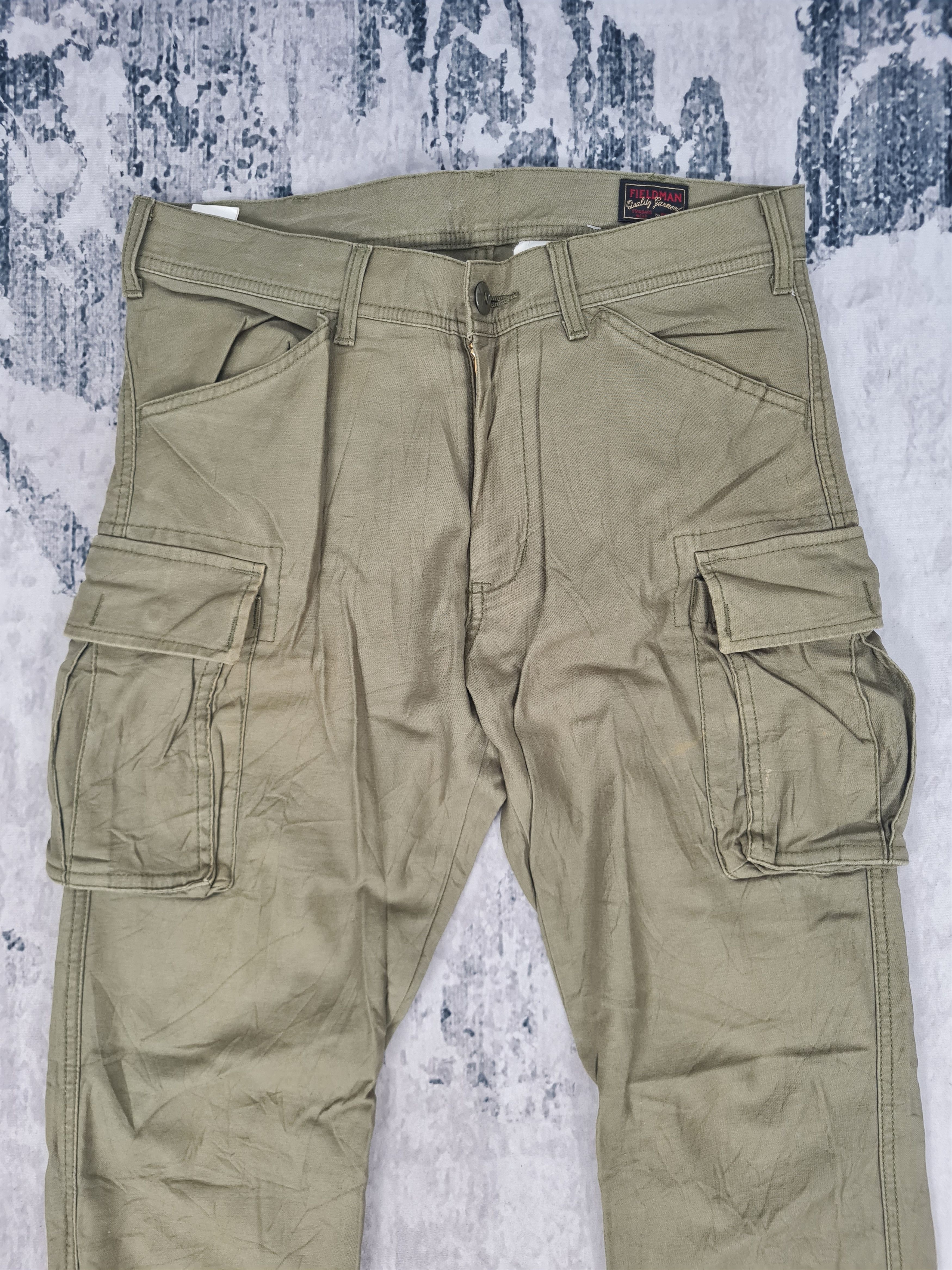 Edwin FIELDMAN BY EDWIN Cargo Tactical Military 32x33 Pants JB0119 Size US 32 / EU 48 - 3 Thumbnail