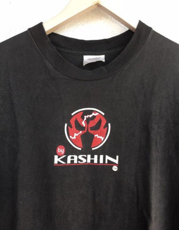 Vintage Vtg 90s Kendo Ka Shin Japanese Professional Wrestler t shirt Size US L / EU 52-54 / 3 - 3 Thumbnail