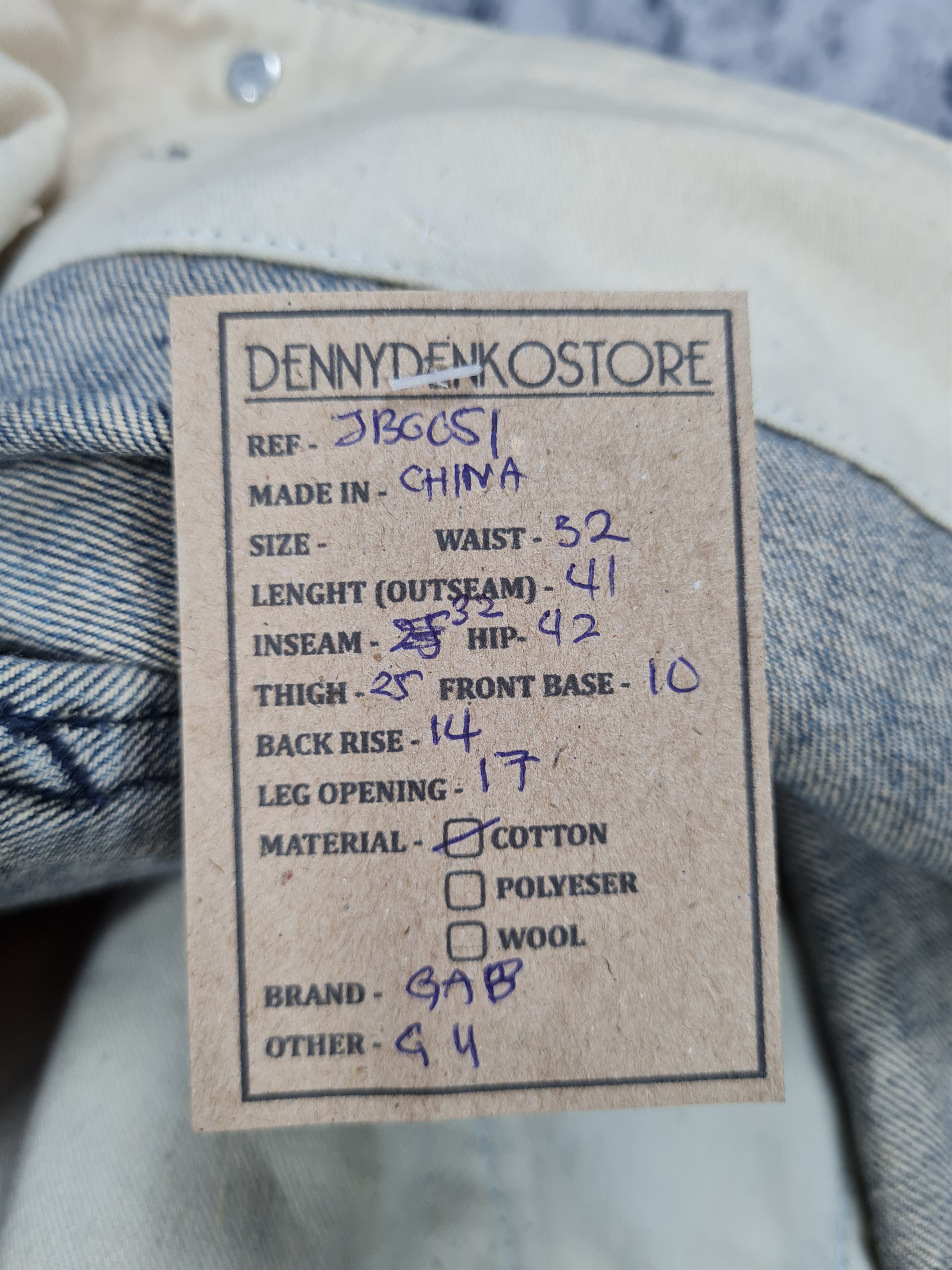 Gap The GAP Workwear Workers Design Jeans 32x32 JB0051 Size US 32 / EU 48 - 9 Thumbnail