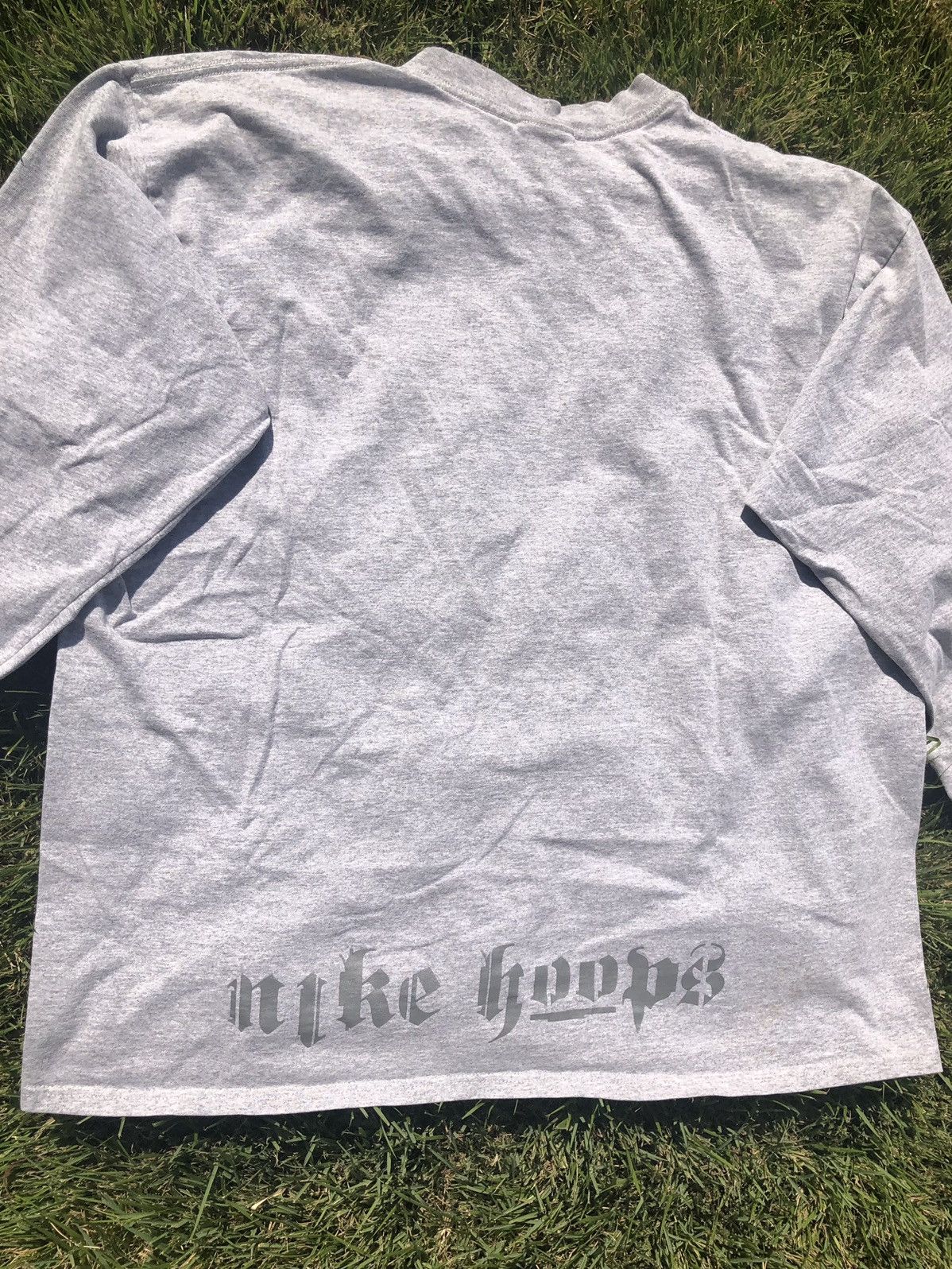 Nike × Vintage Vintage Nike Center Swoosh Break Em Down Long Sleeve Size US XL / EU 56 / 4 - 4 Thumbnail