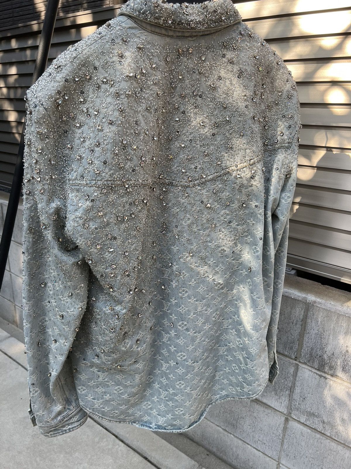 Louis Vuitton 💥Super Rare Louis Vuitton Virgil Collection Swarovski Shirts Size US L / EU 52-54 / 3 - 2 Thumbnail