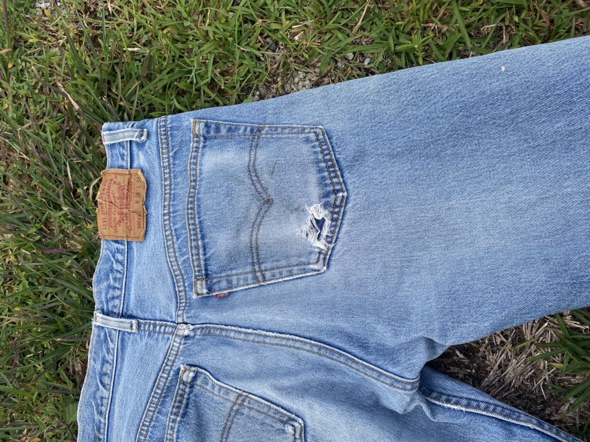 Levi's Vintage Clothing Levis 501 Distressed Jeans Size US 38 / EU 54 - 7 Thumbnail