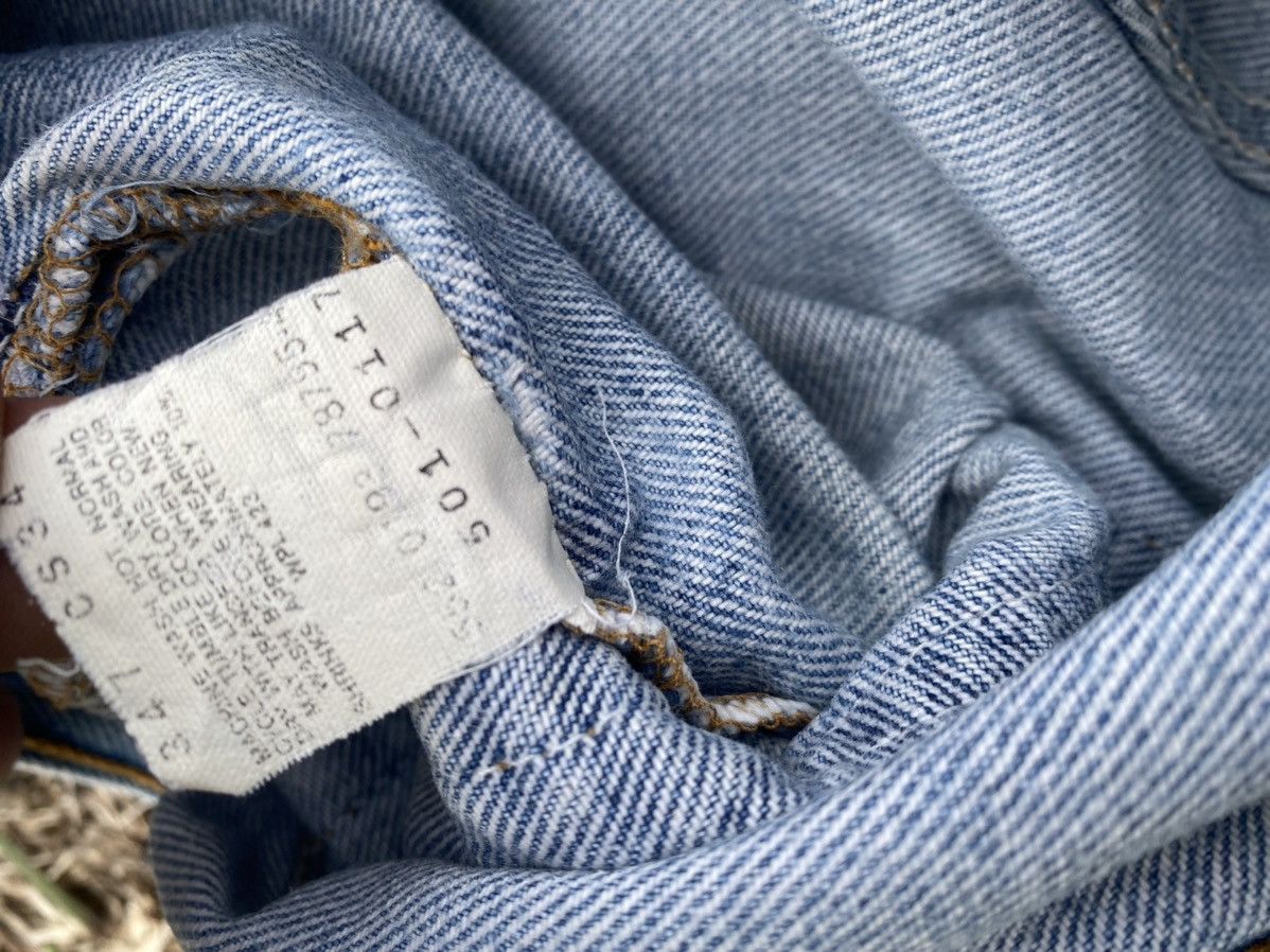 Levi's Vintage Clothing Levis 501 Distressed Jeans Size US 38 / EU 54 - 15 Thumbnail