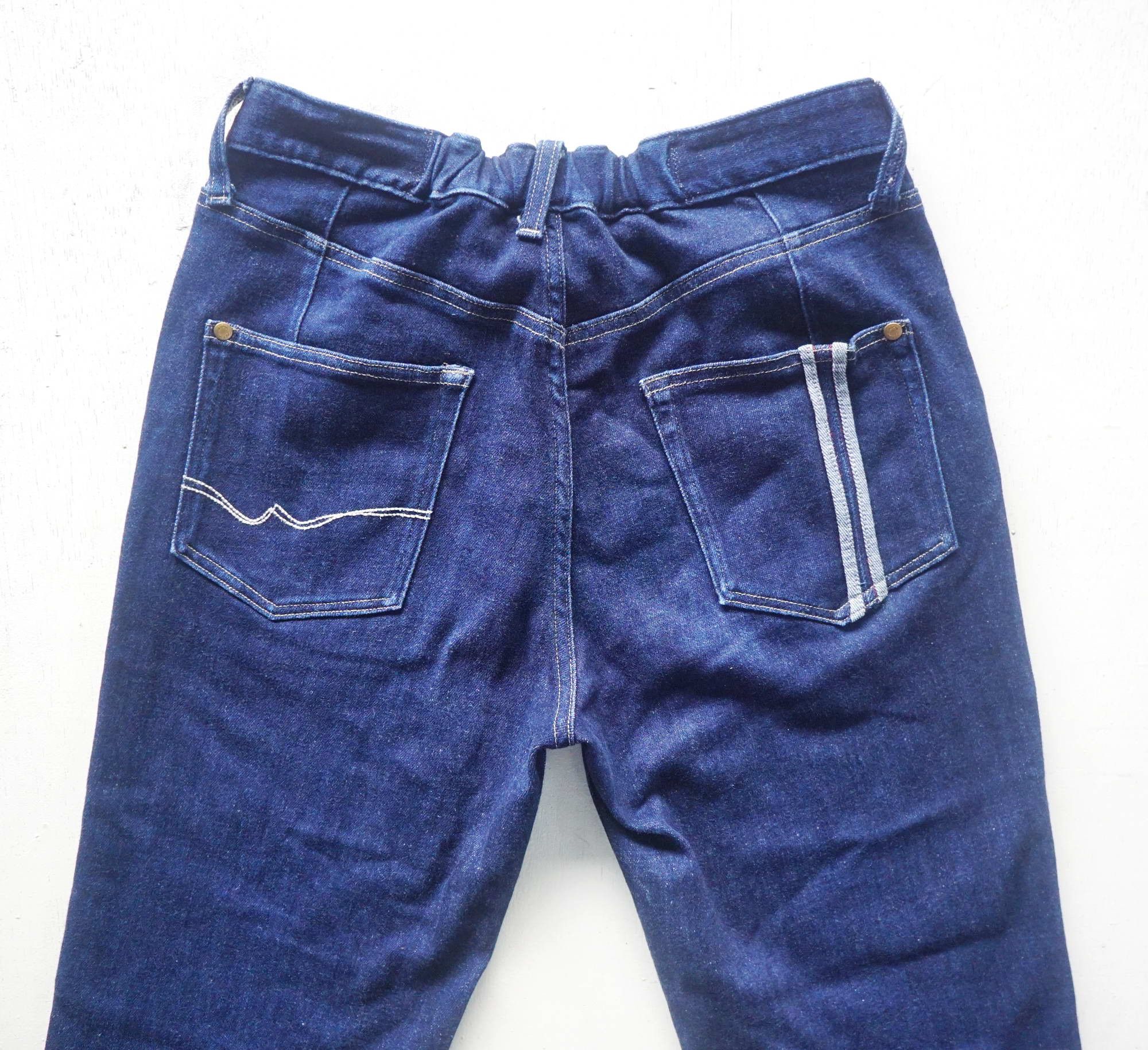 Japanese Brand CEPO Elastic Waist Stretchable Cropped Jeans Size US 27 - 3 Thumbnail