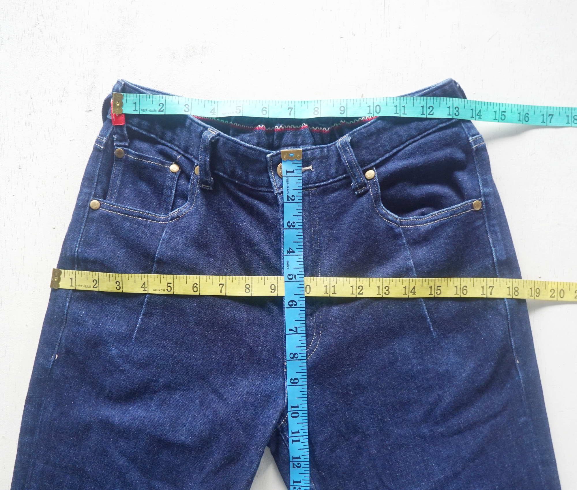 Japanese Brand CEPO Elastic Waist Stretchable Cropped Jeans Size US 27 - 9 Thumbnail