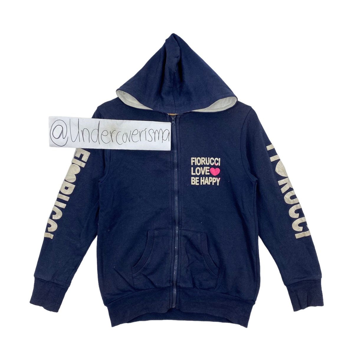 Fiorucci FIORUCCI ITALY Italian Designer Brand Fiorucci Print Hoodie Size S / US 4 / IT 40 - 1 Thumbnail