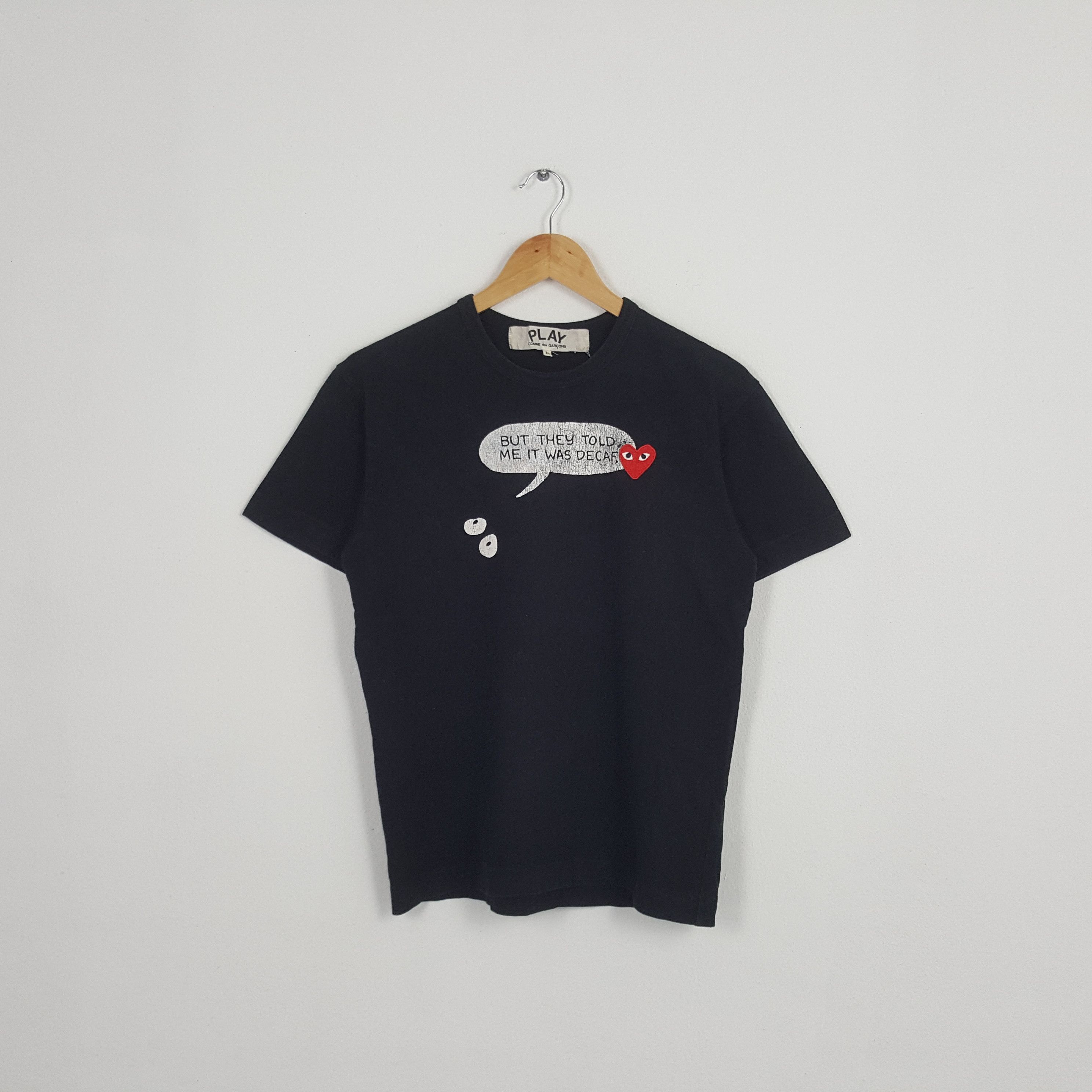 Comme des Garcons Vintage Comme des Garcons Play Tshirt Size US M / EU 48-50 / 2 - 1 Thumbnail
