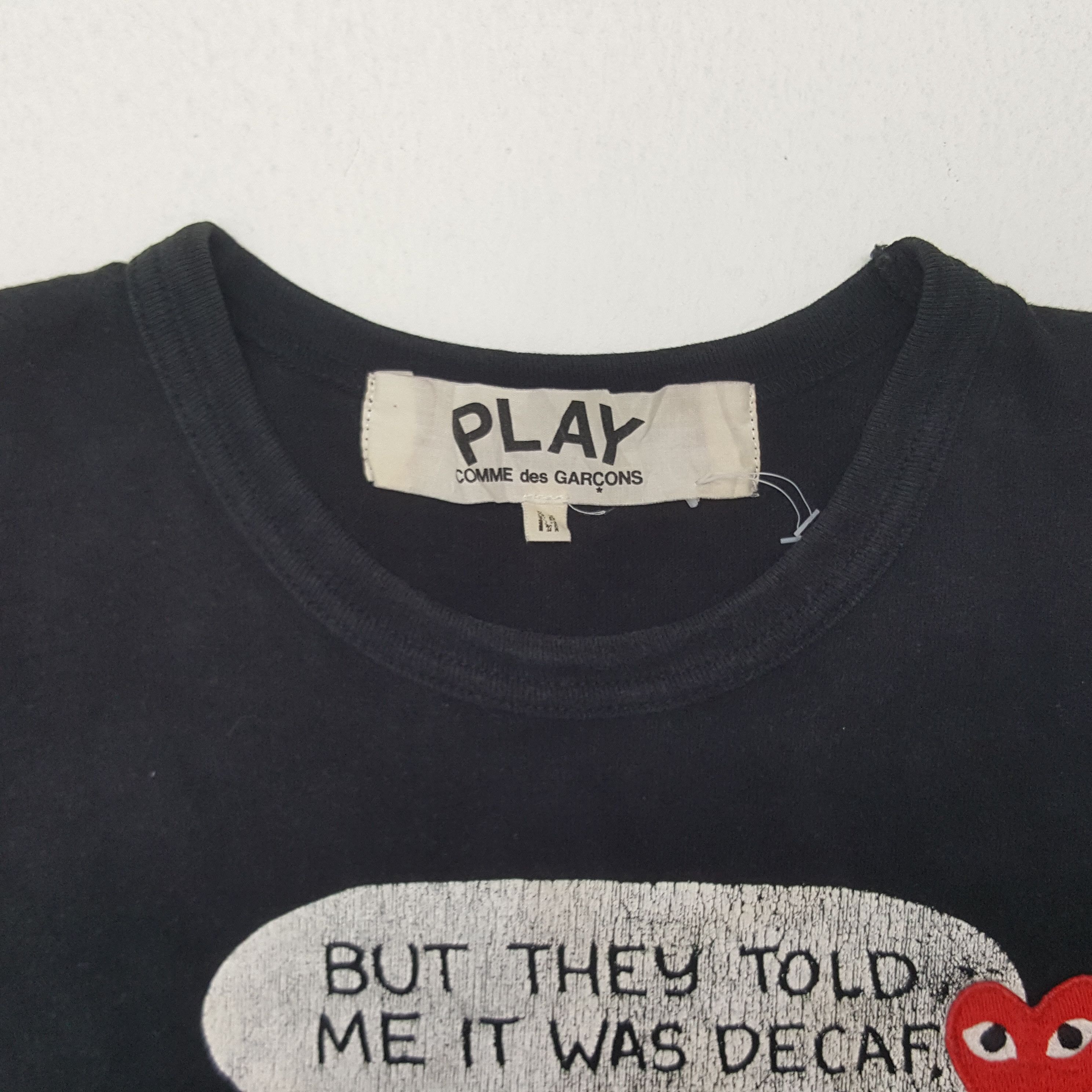 Comme des Garcons Vintage Comme des Garcons Play Tshirt Size US M / EU 48-50 / 2 - 4 Thumbnail