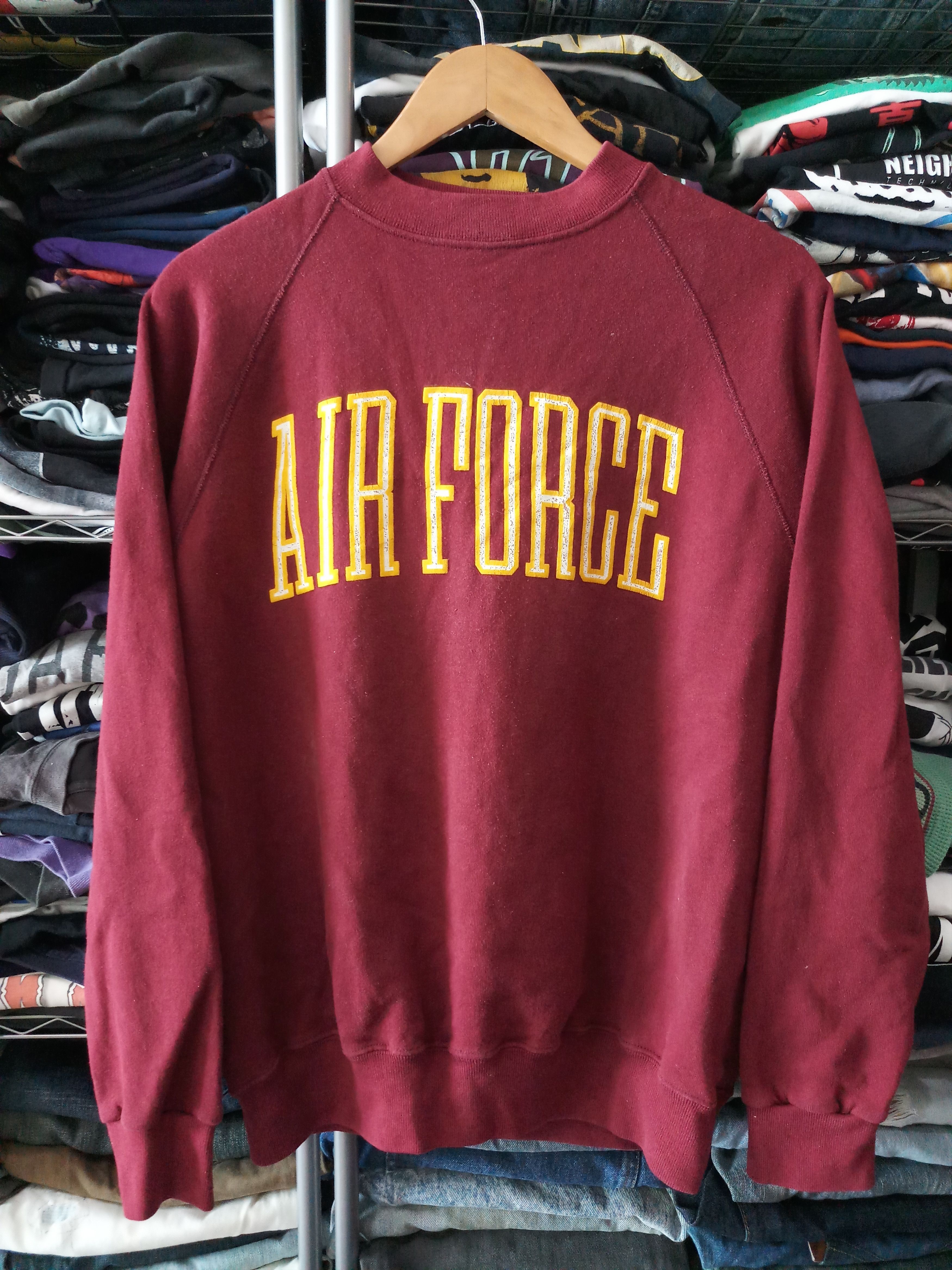 Vintage 🔥Vintage 80s-90s Air Force Raglan Crewneck Size US XL / EU 56 / 4 - 1 Thumbnail