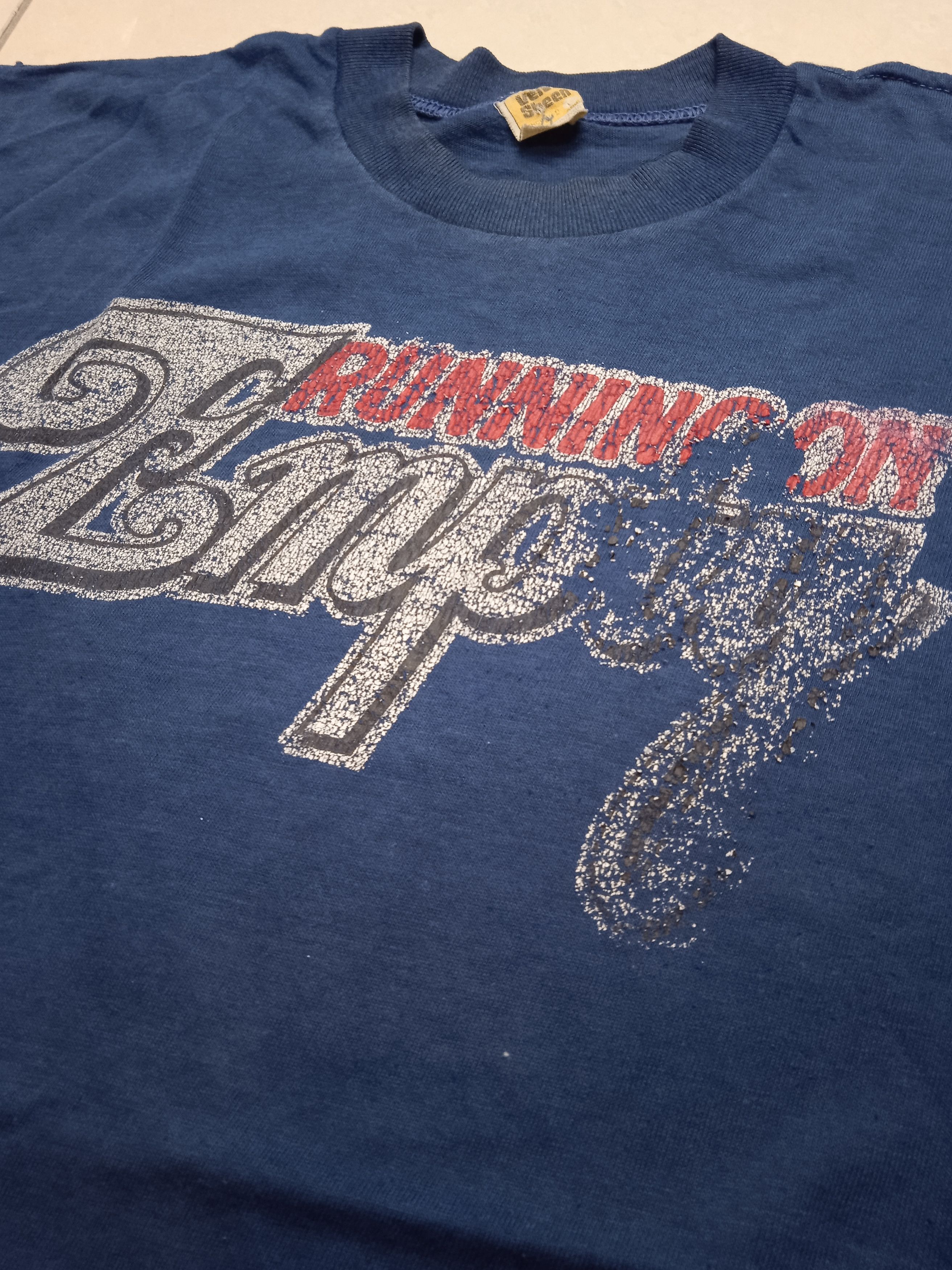 Vintage Vintage 80s Running on Empty Velva Sheen T Shirt Size US M / EU 48-50 / 2 - 3 Thumbnail