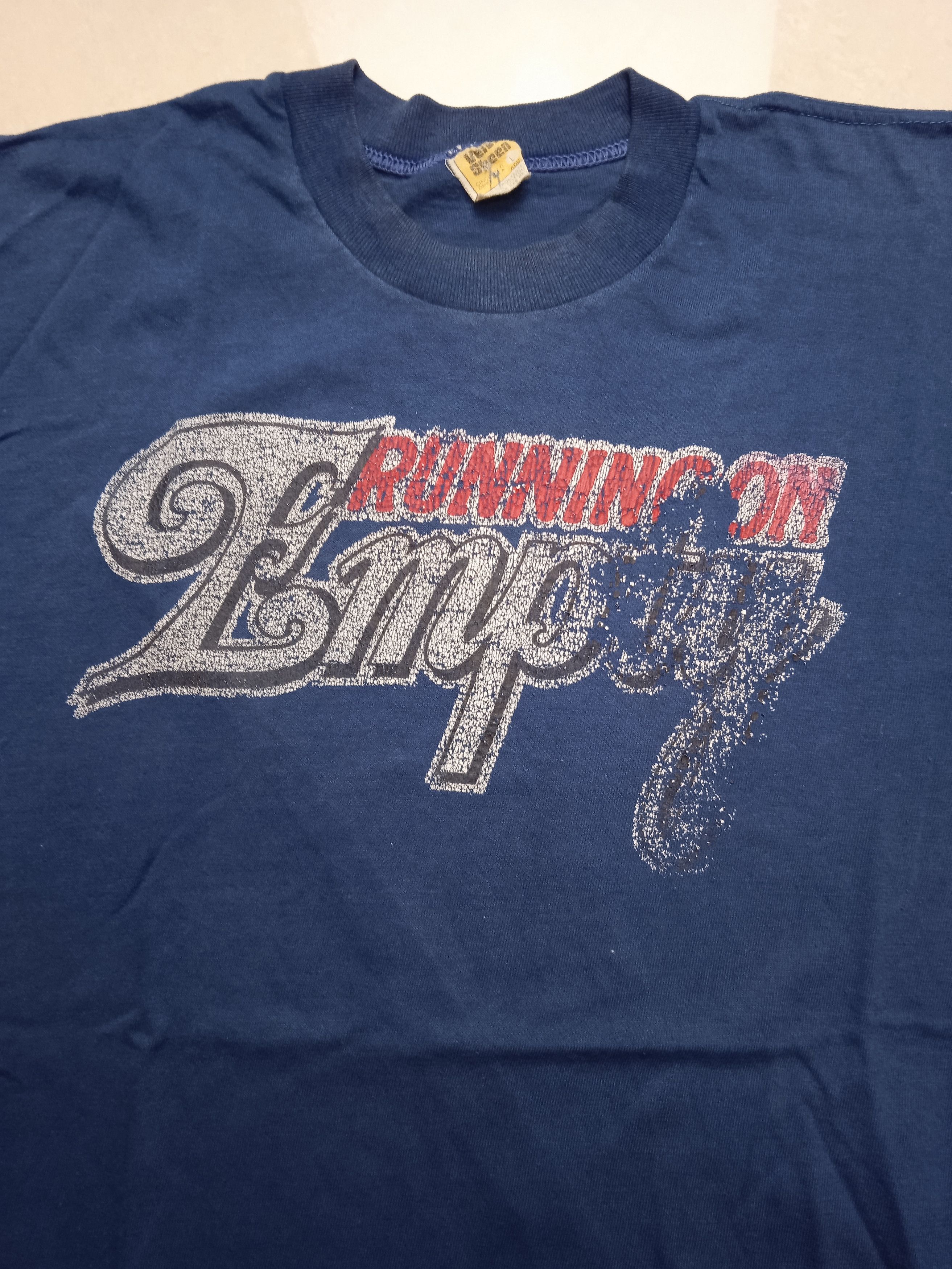 Vintage Vintage 80s Running on Empty Velva Sheen T Shirt Size US M / EU 48-50 / 2 - 5 Thumbnail