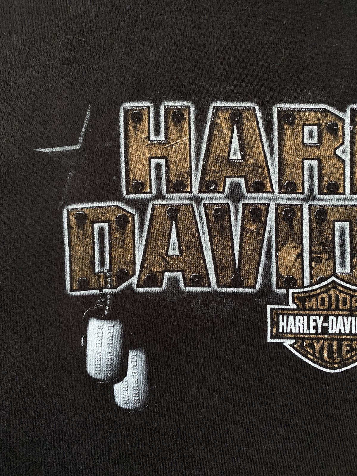 Harley Davidson Vintage Harley Davidson Trimoto Tee Shirt Y2K Hype Size US XL / EU 56 / 4 - 5 Thumbnail