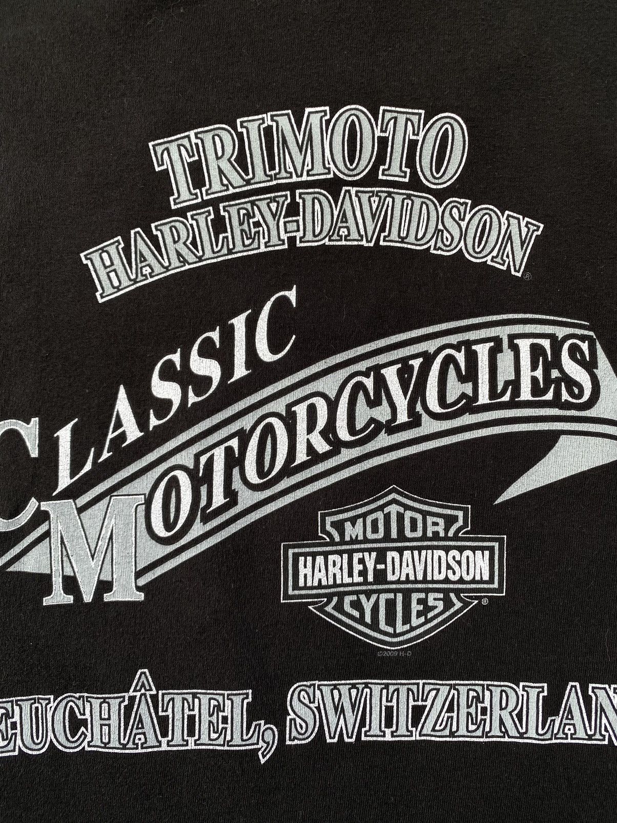 Harley Davidson Vintage Harley Davidson Trimoto Tee Shirt Y2K Hype Size US XL / EU 56 / 4 - 9 Thumbnail